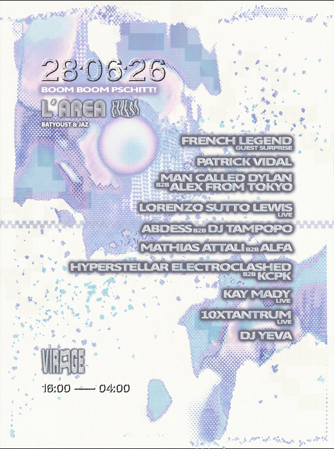 Etienne De Crecy & Guest : L'area X Eplem
