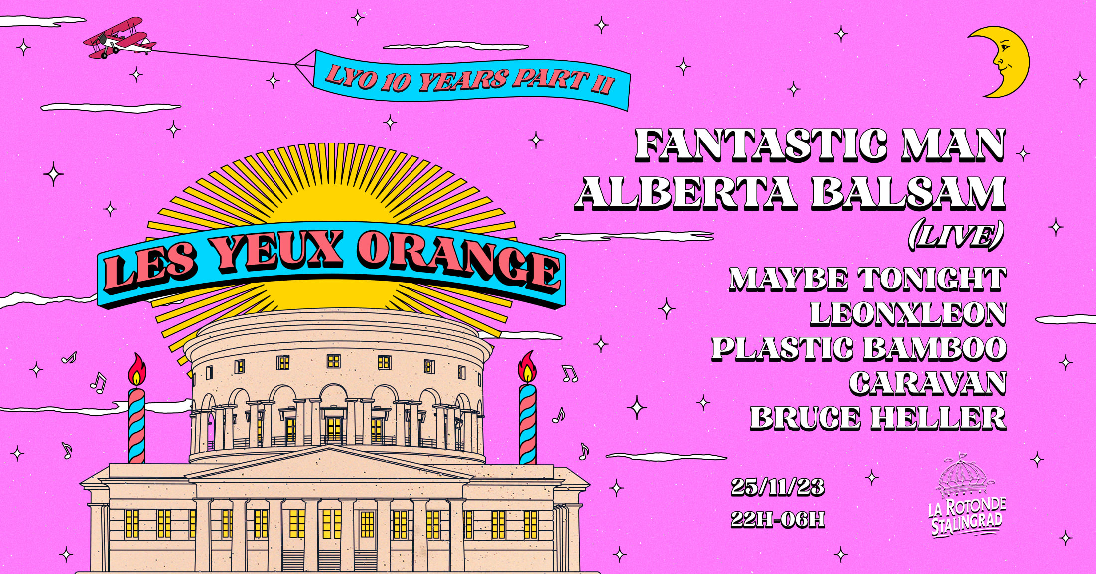 Places Dispo A L'entree  - Les Yeux Orange 10years-Club Xxl