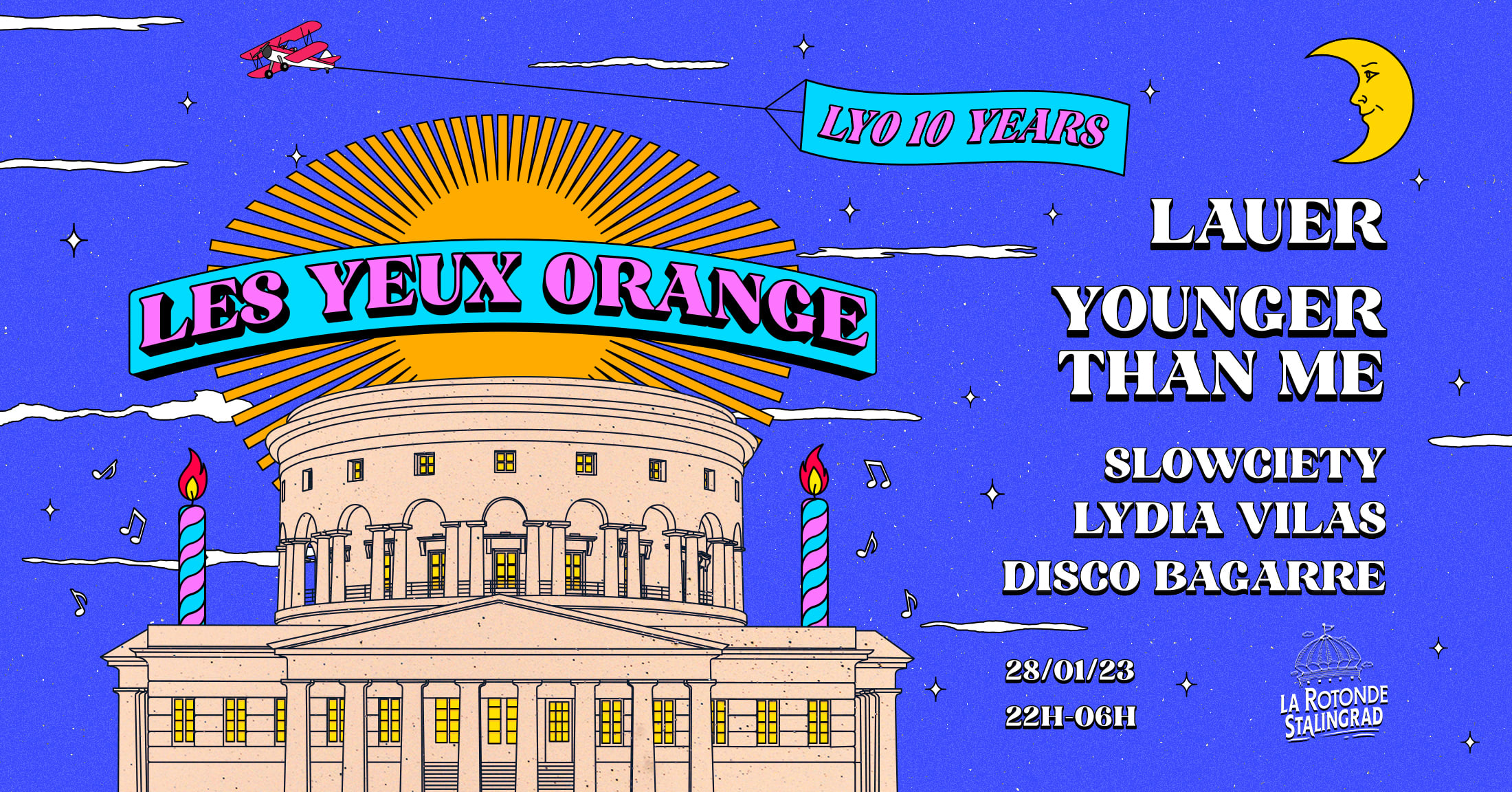 Places Dispo A L'entree ! - Les Yeux Orange 10years-Club Xxl