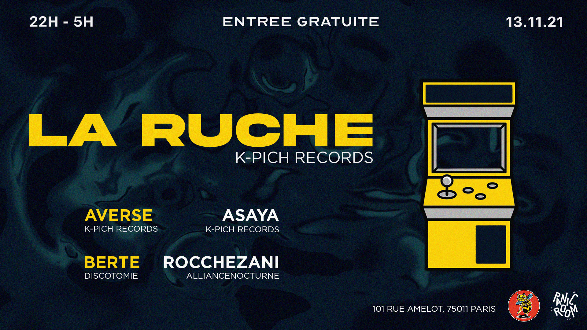 La Ruche #01 - K-Pich Invite Discotomie & Alliance Nocturne