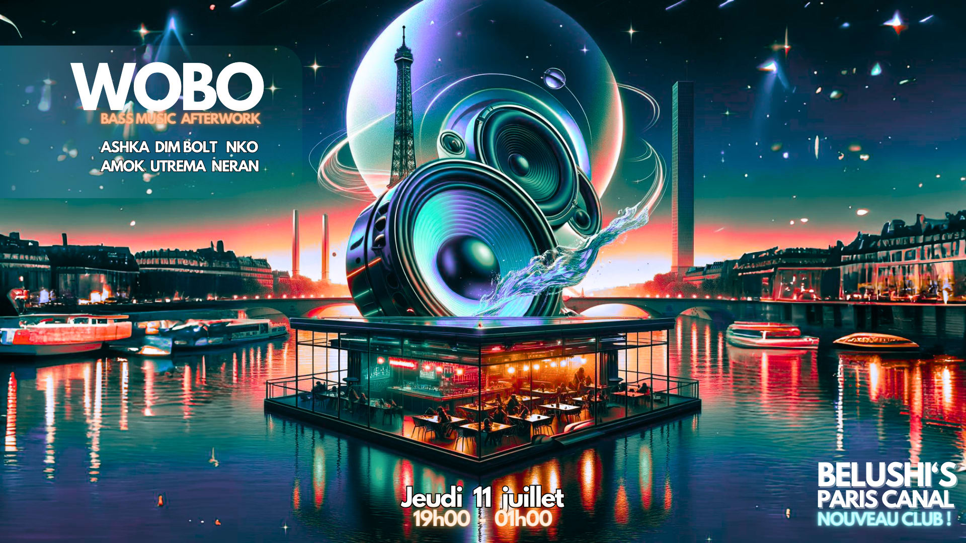 Gratuit - Wobo #25 W/ Ashka, Dim Bolt, Nko, Amok And More