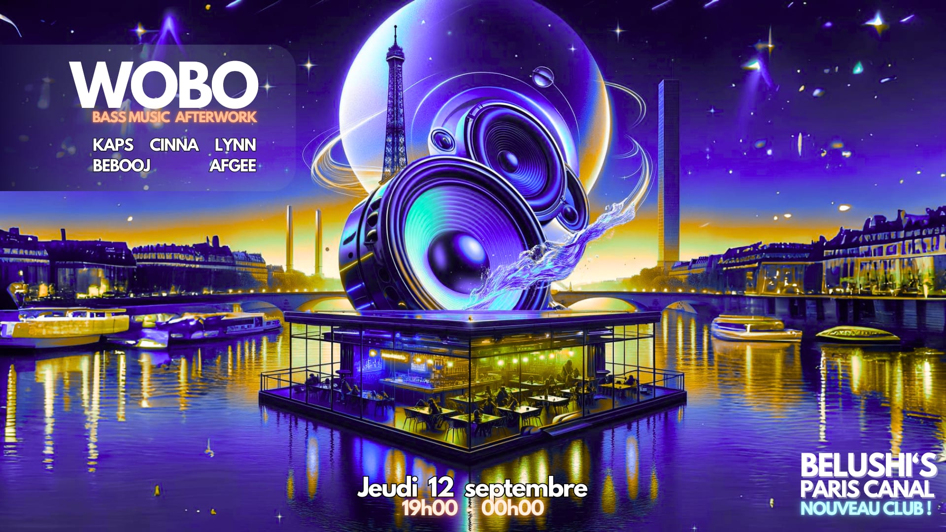 Gratuit - Wobo Afterwork Bass Music - Bar Petits Prix