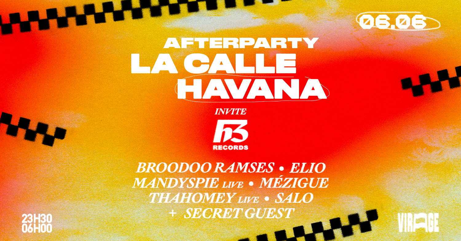 Afterparty La Calle Havana Invite H3 Records