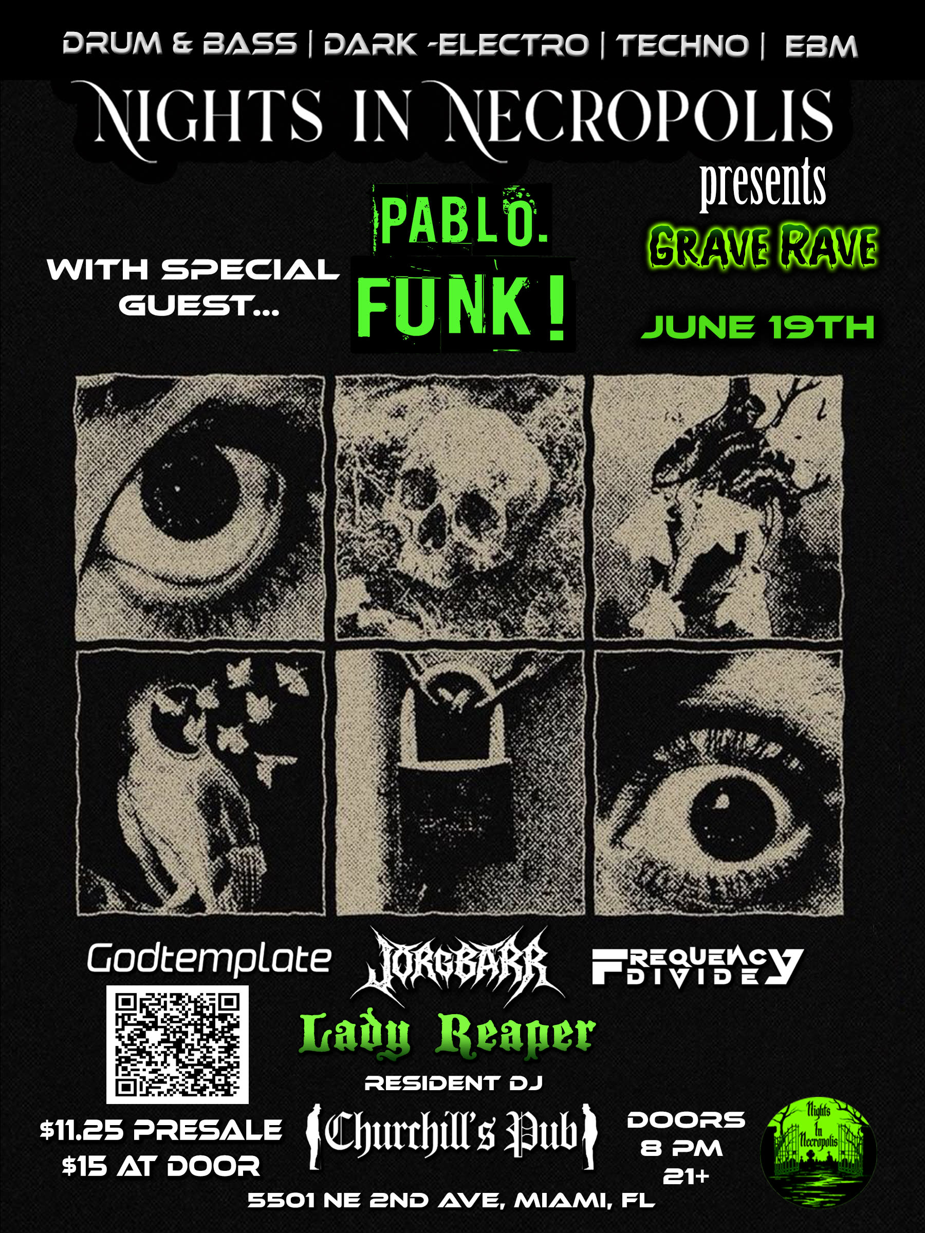 Nights In Necropolis Presents: Grave Rave W/Pablo Funk