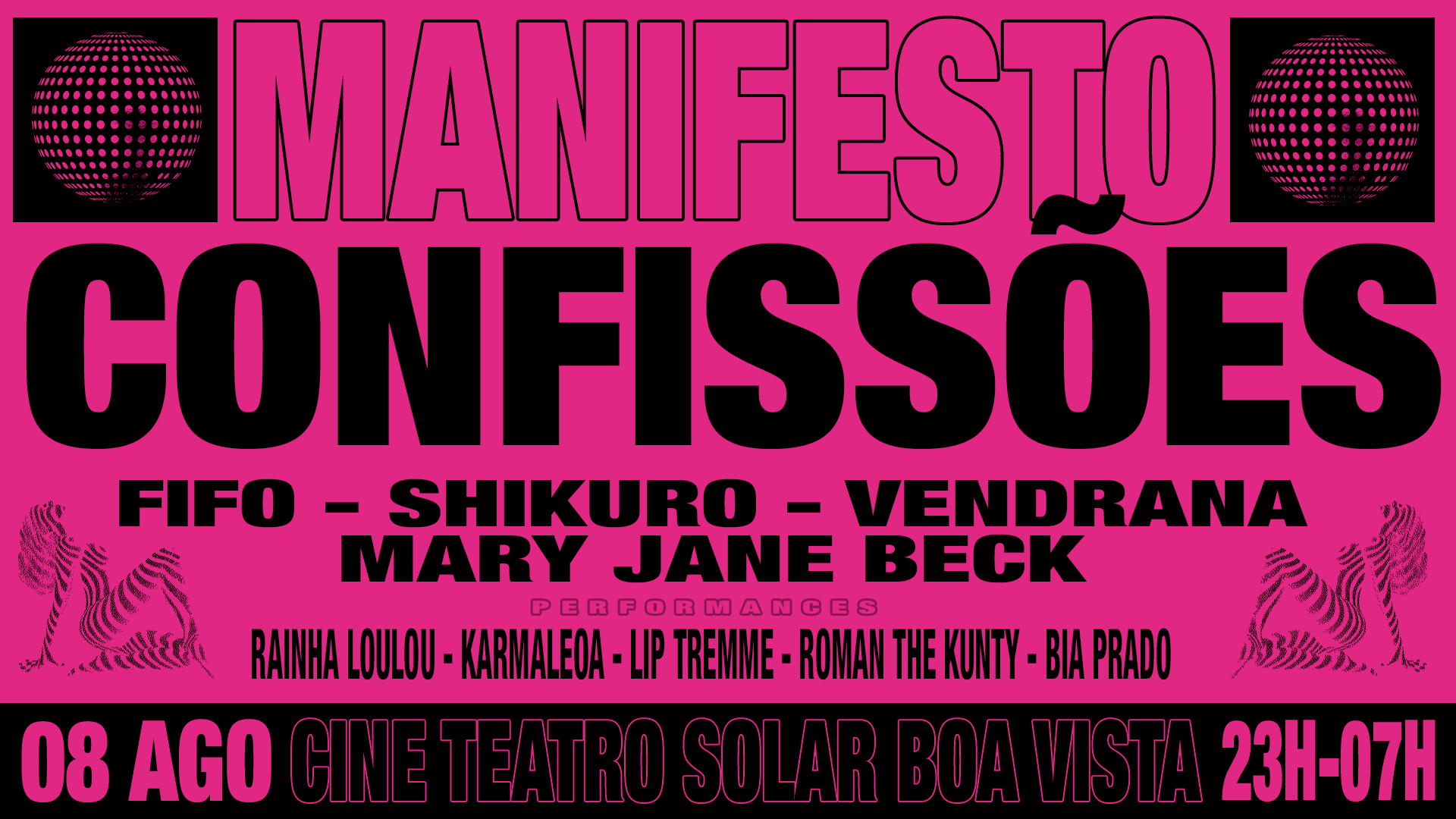 Manifesto Confissões @ Cine Teatro Solar Boa Vista
