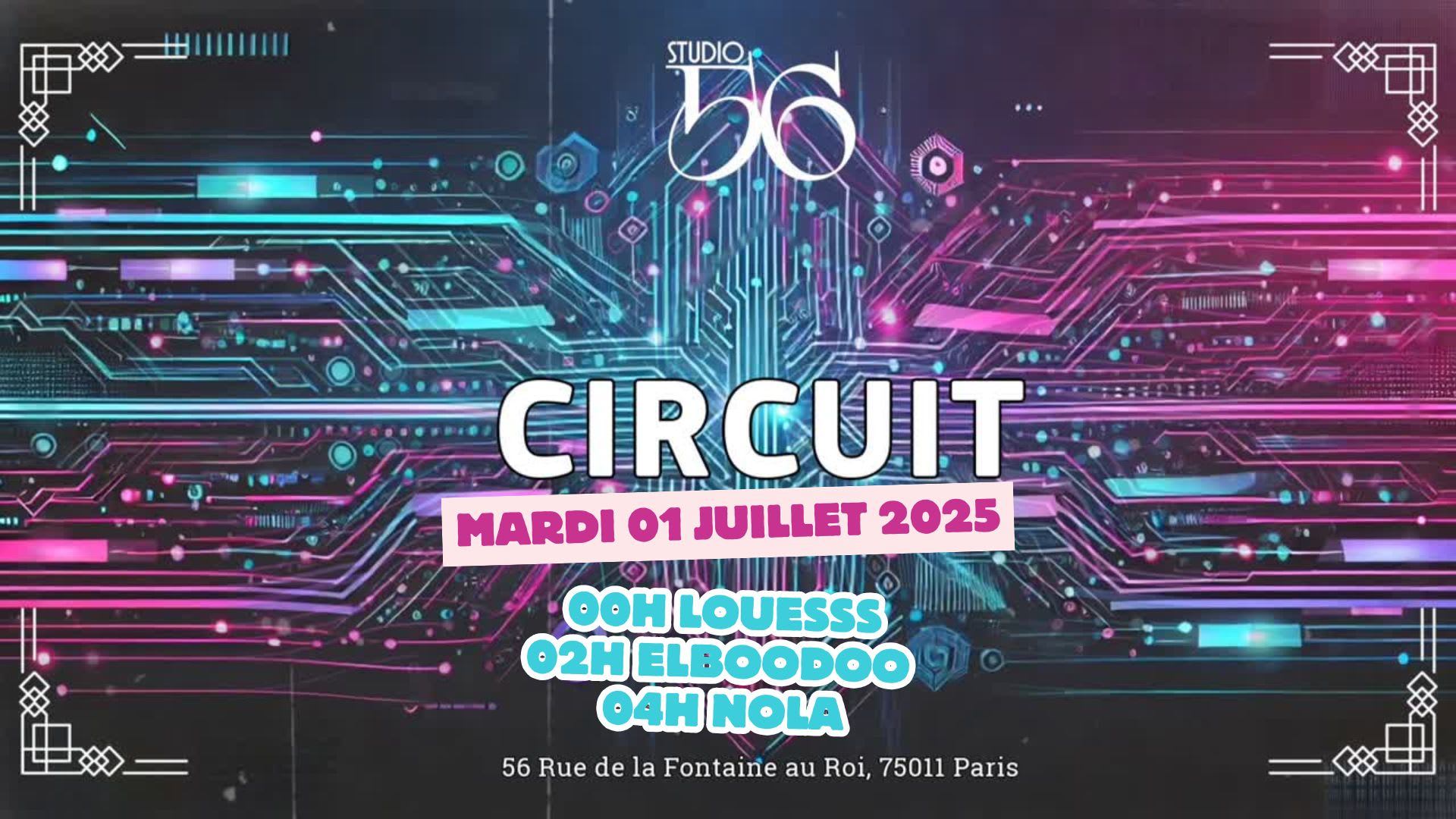 Circuit W/ Louesss, Elboodoo & Nola