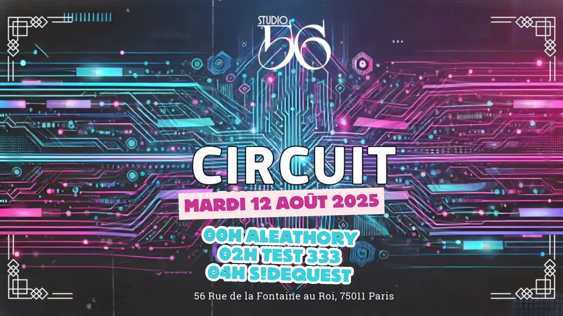Circuit W/ Aleathory, Test 333 & Sidequest
