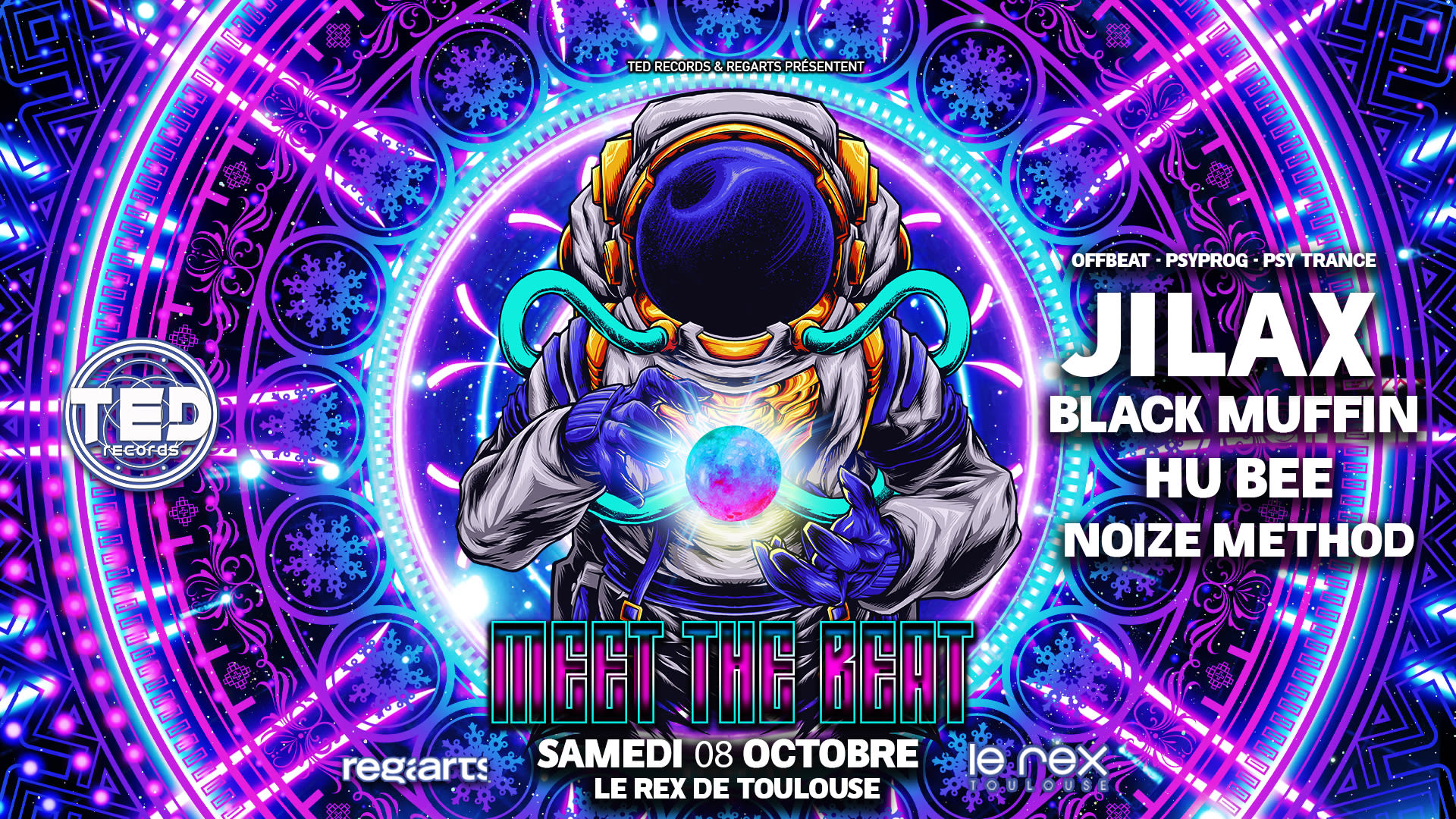 Meet The Beat W. Jilax - Black Muffin - Hu Bee - Noize Method