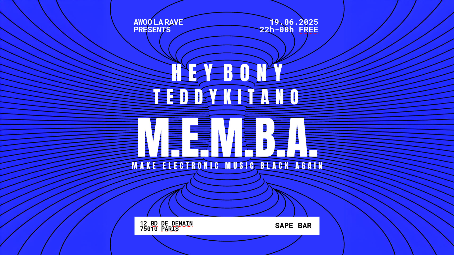 M.E.M.B.A. (Make Electronic Music Black Again)