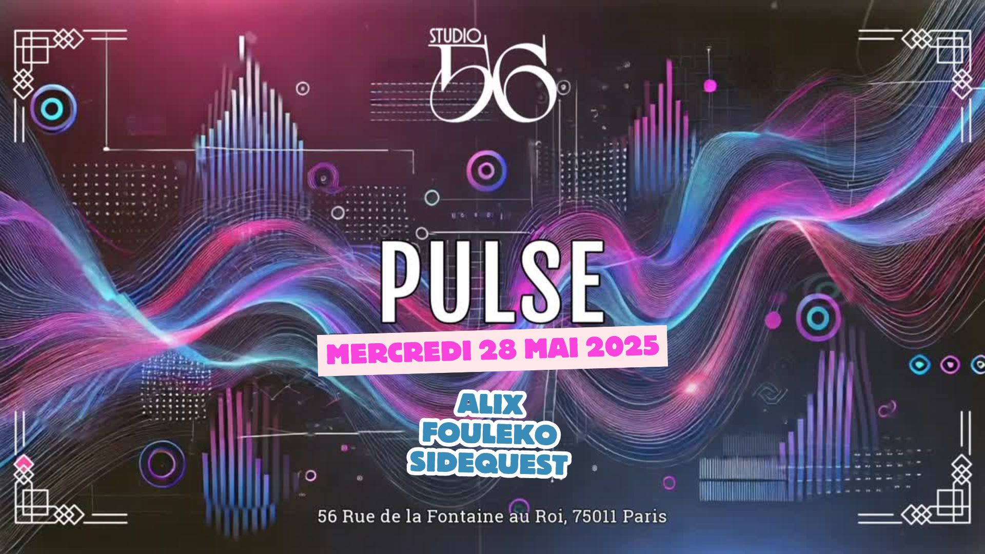 Pulse Invite Alix, Fouleko & Sidequest