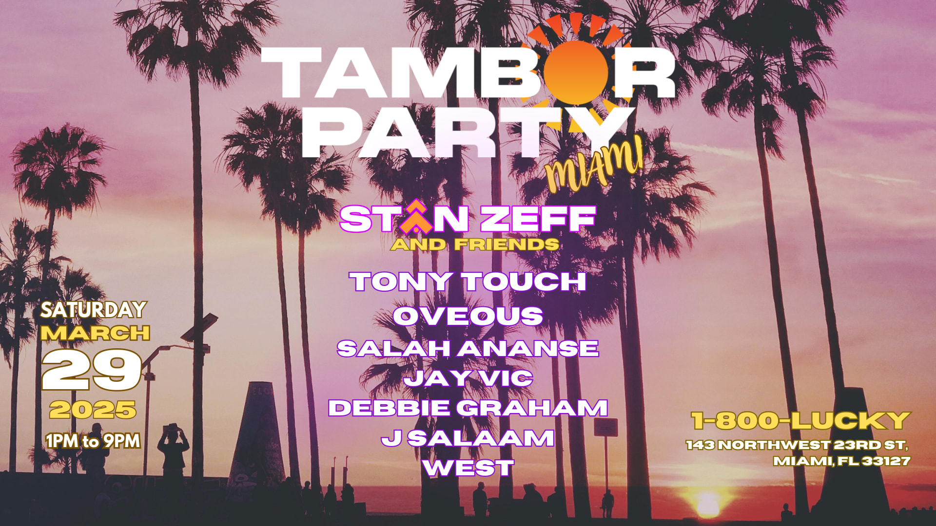 The Return Of Tambor Party At Miami Music Week