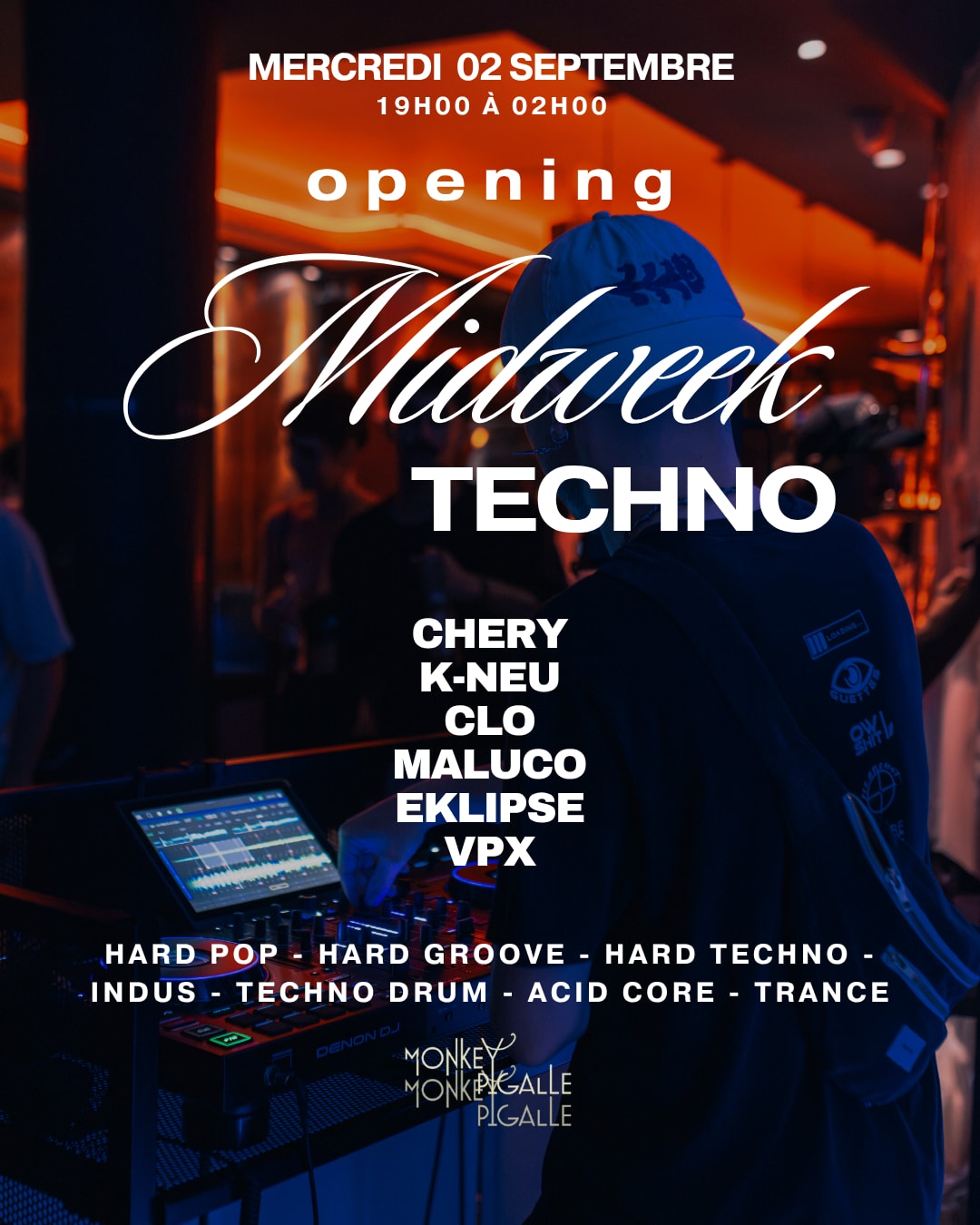 Opening Midweek Techno