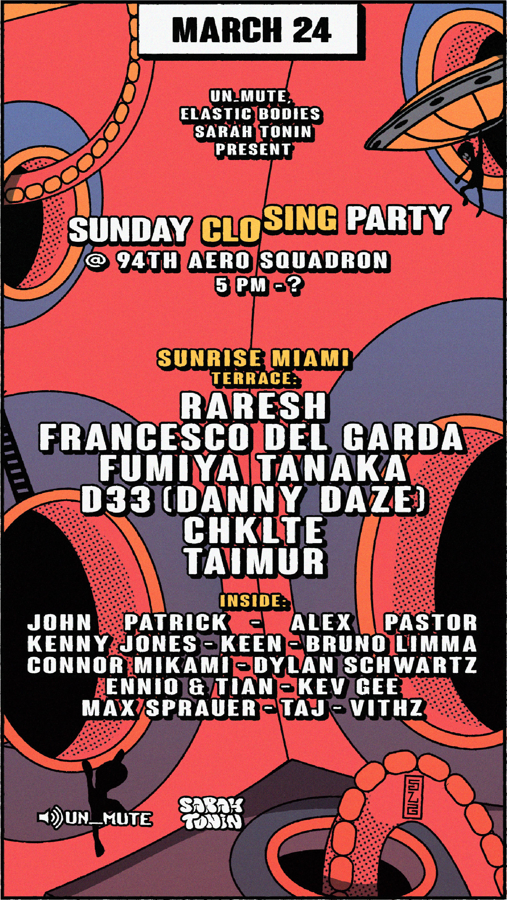 Sunrise Miami - Mmw Closing Party -  94th Aero Squadron