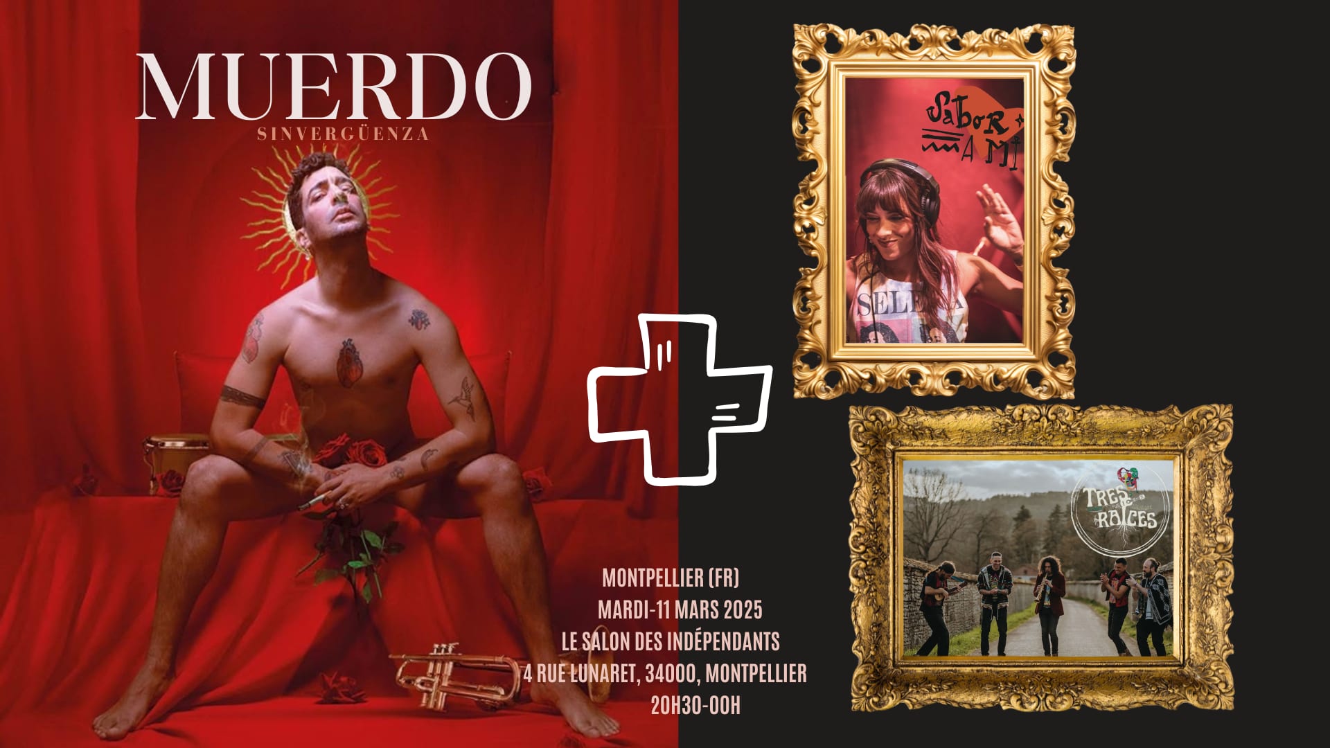 Muerdo + Sabor A Mí + Tres Raíces En Live