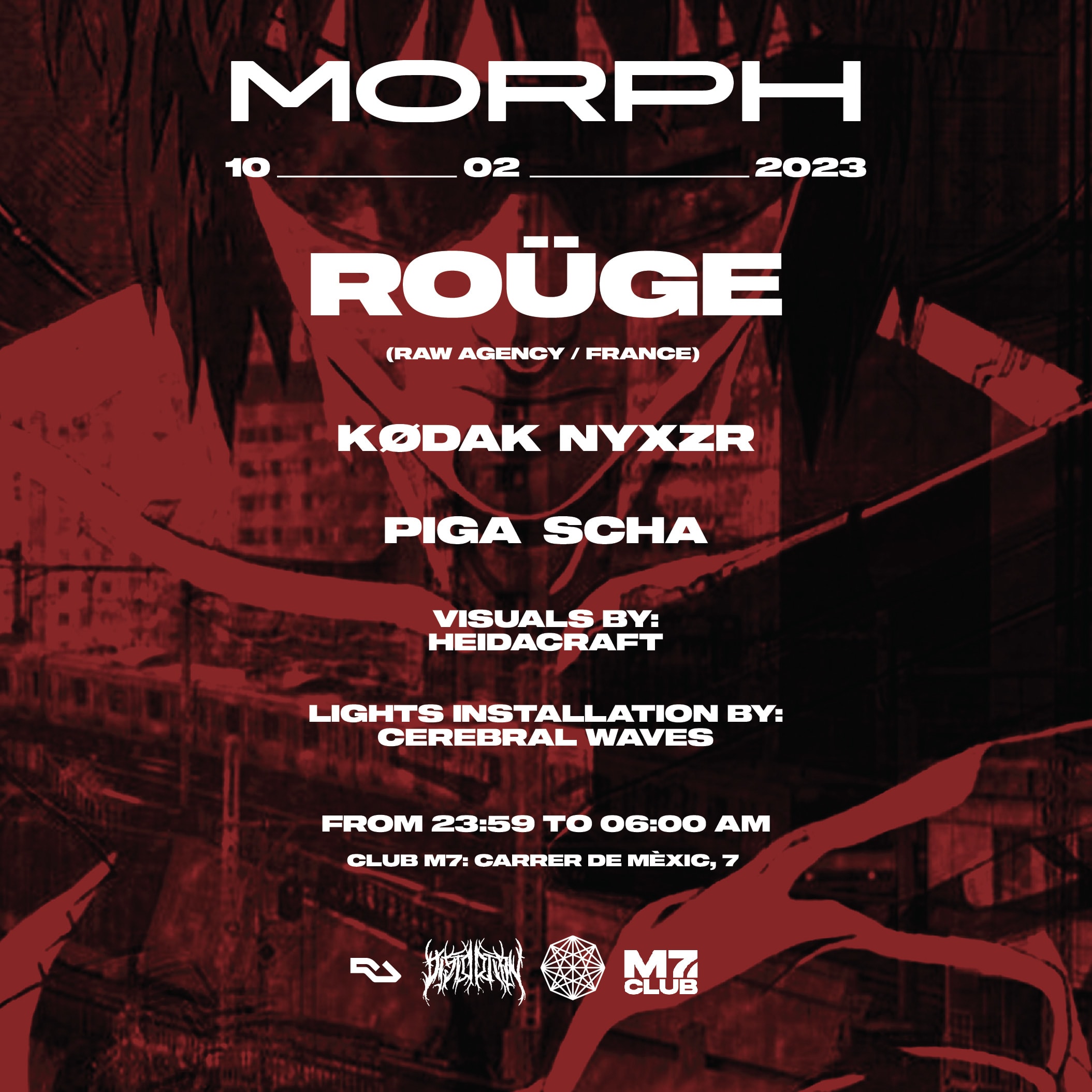 Morph Pres Roüge (Raw/Hör/Fr) Scha / Piga / Kødak / Nyxzr
