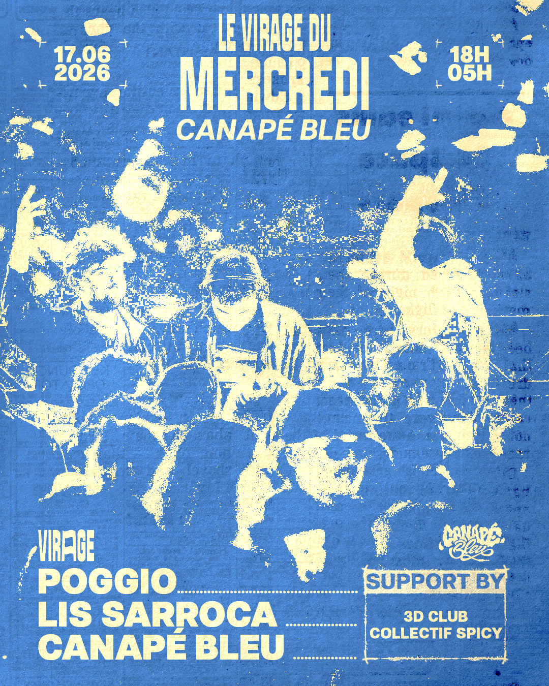 Poggio, Lis Sarroca, Canapé Bleu X Le Virage Du Mercredi
