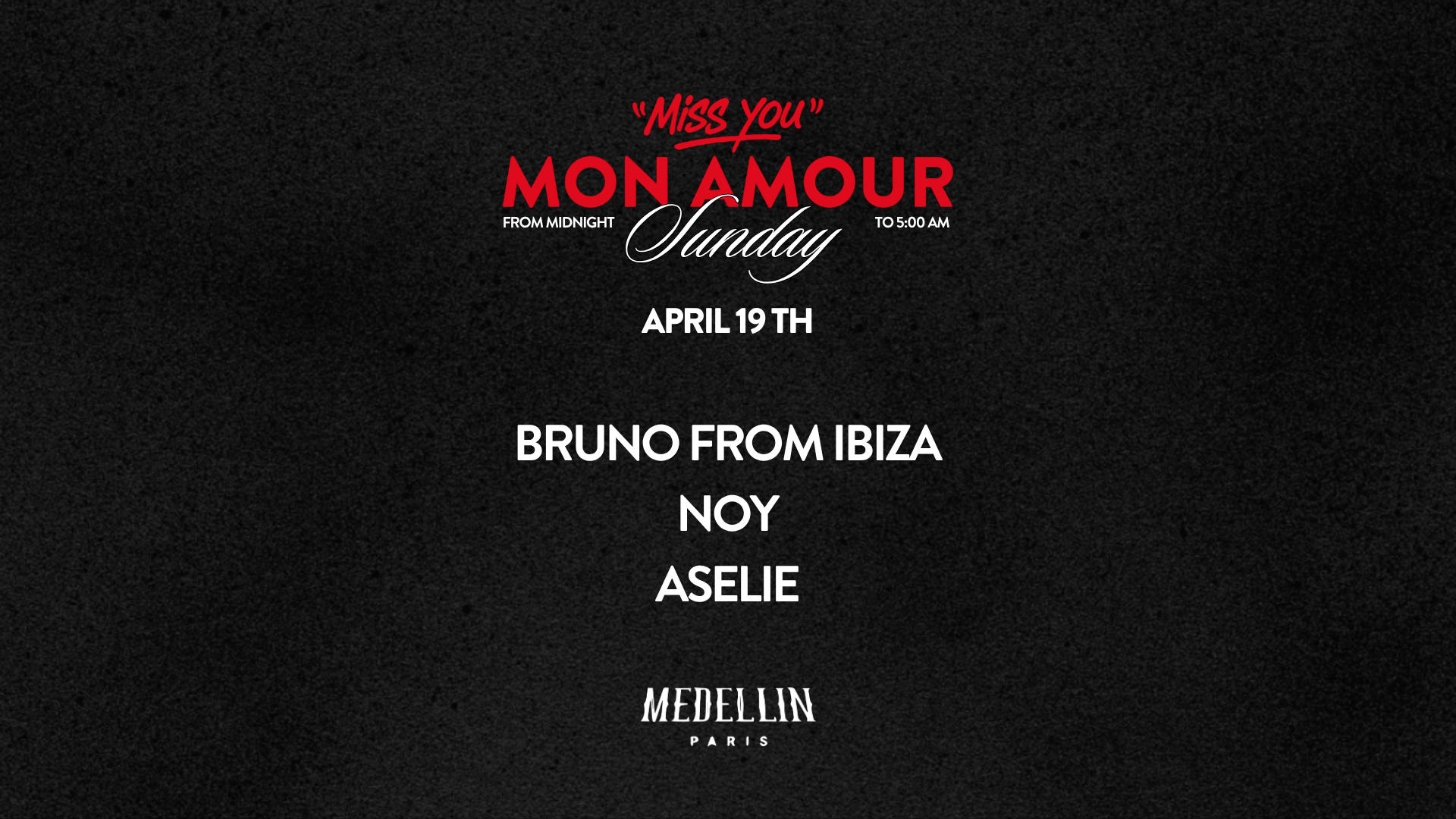 Miss You Mon Amour