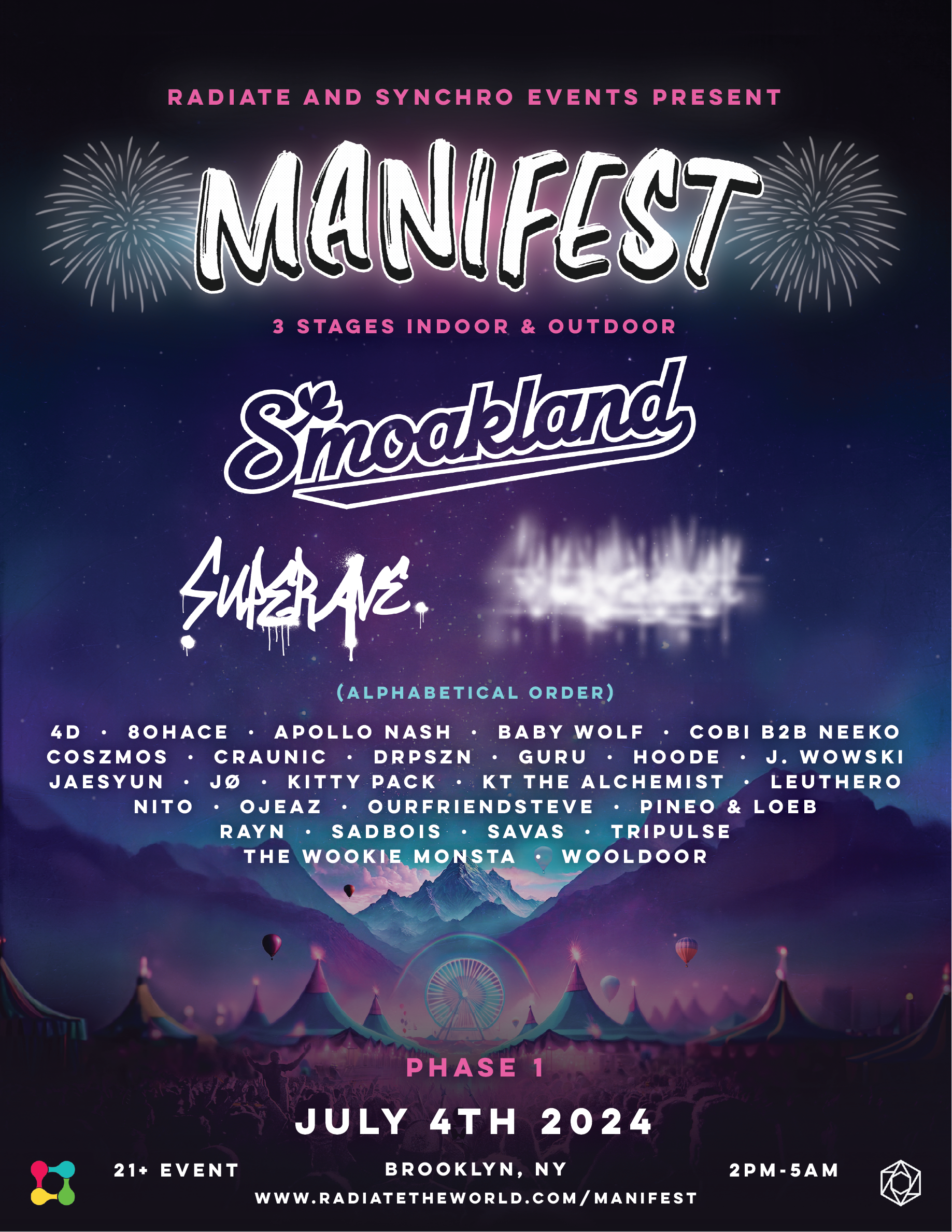 Radiate X Synchro Events Presents - Manifest