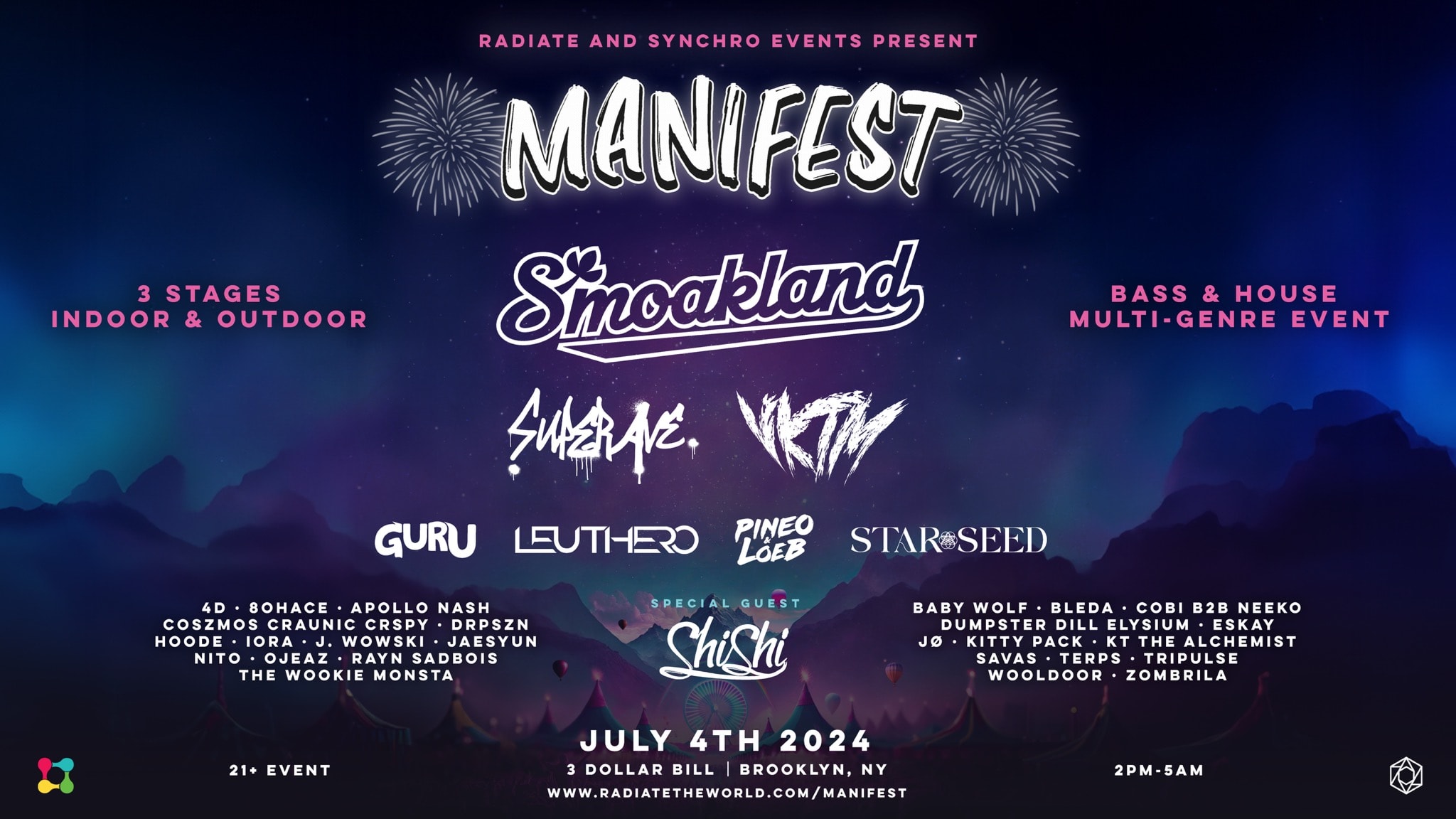 Radiate X Synchro Events Presents - Manifest