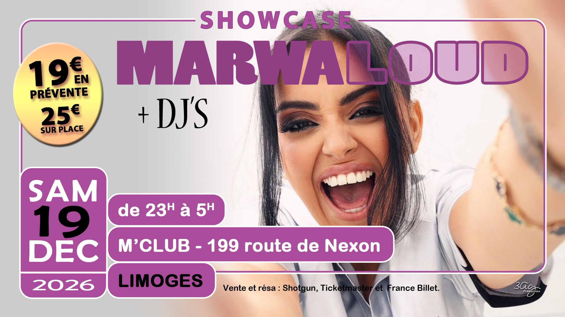 Marwa Loud En Showcase À Limoges