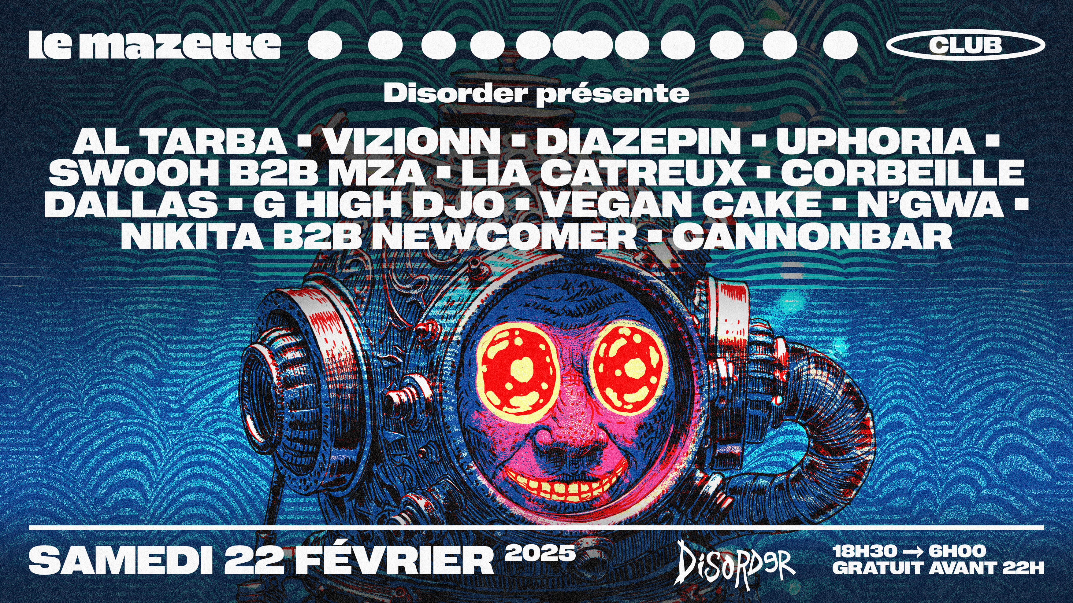 Disorder • Al'tarba, Vizionn, Uphoria, Diazepin, Swooh