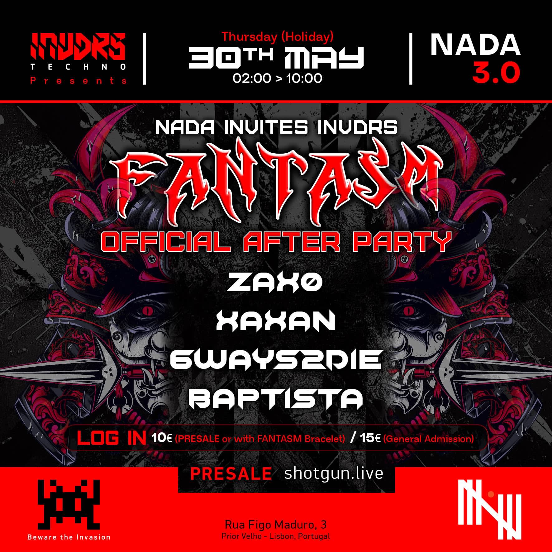 Fantasm Oficial After Party @Nada