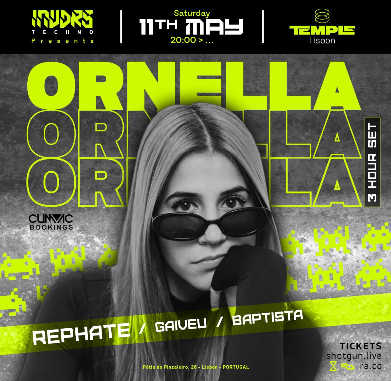 Ornella 3h Set @ Temple LX