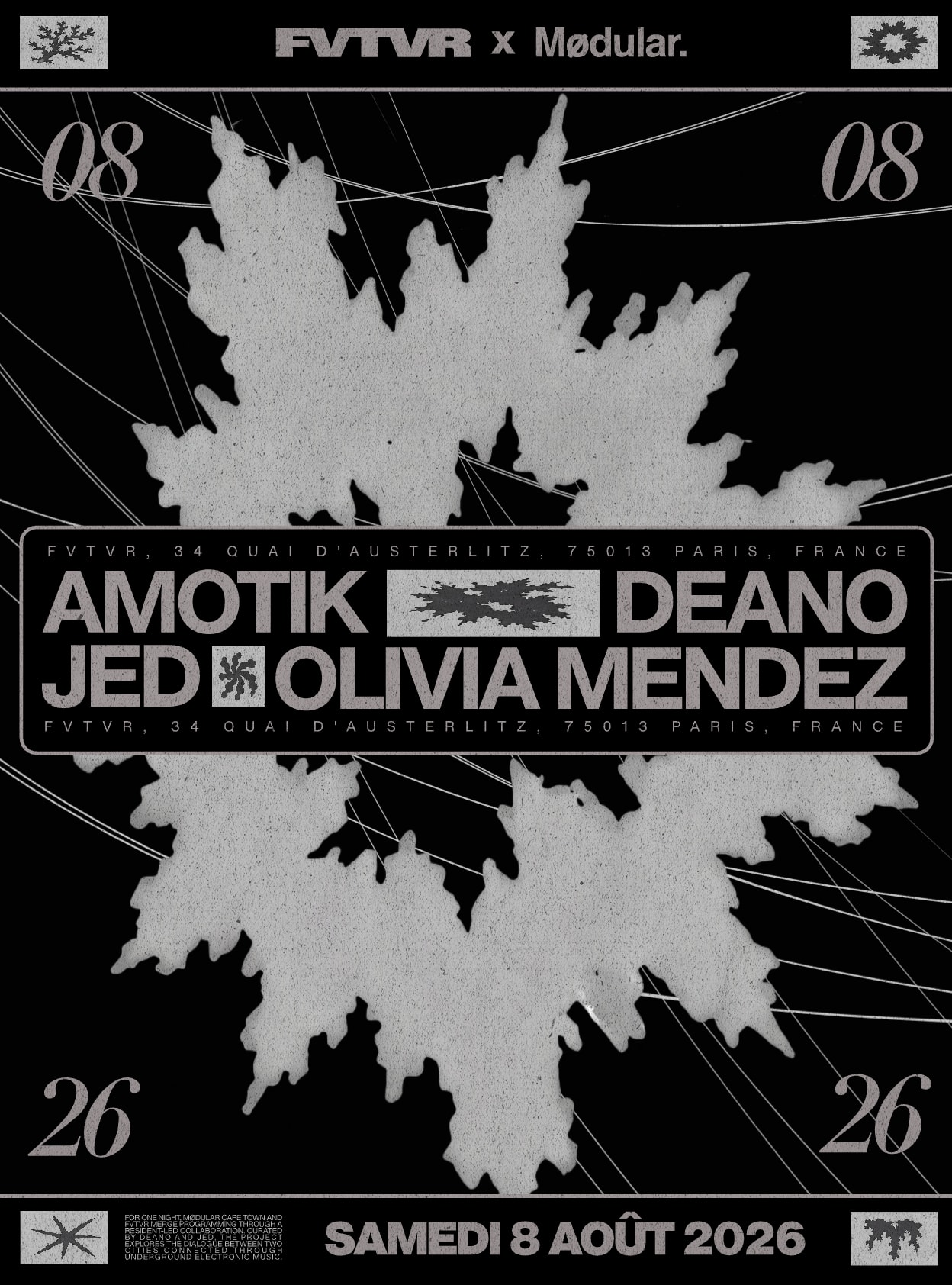 Mødular X Fvtvr: Amotik, Deano, Jed, Olivia Mendez
