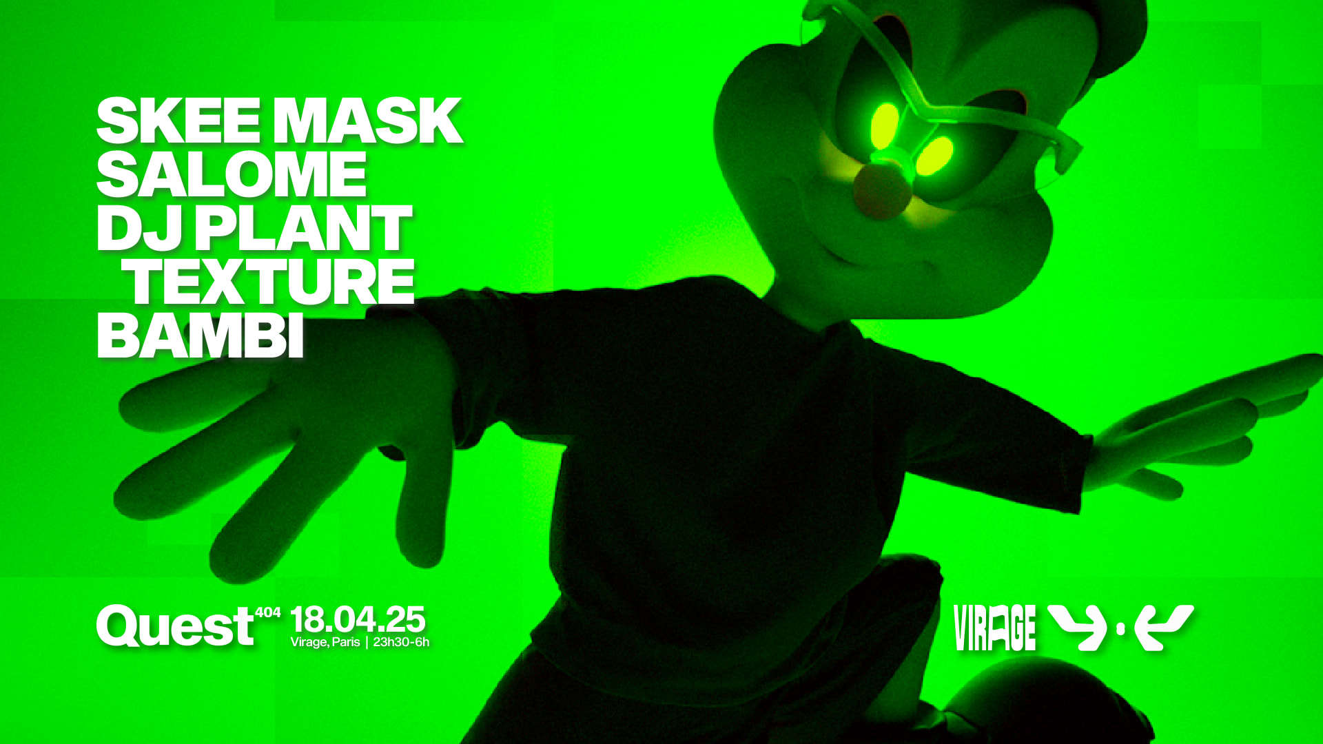 Quest404 : Skee Mask, Salome, Dj Plant Texture, Bambi