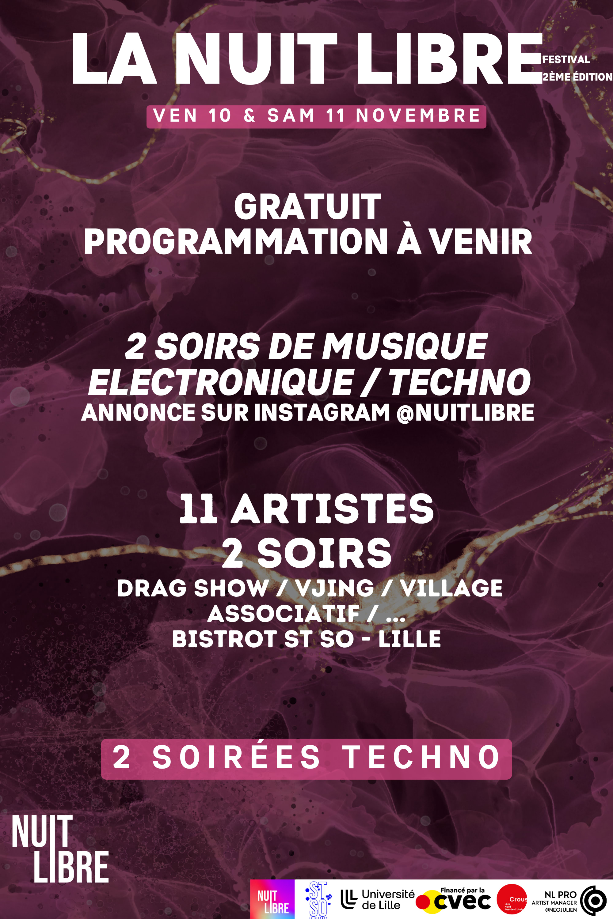 La Nuit Libre Festival - 2ème Édition