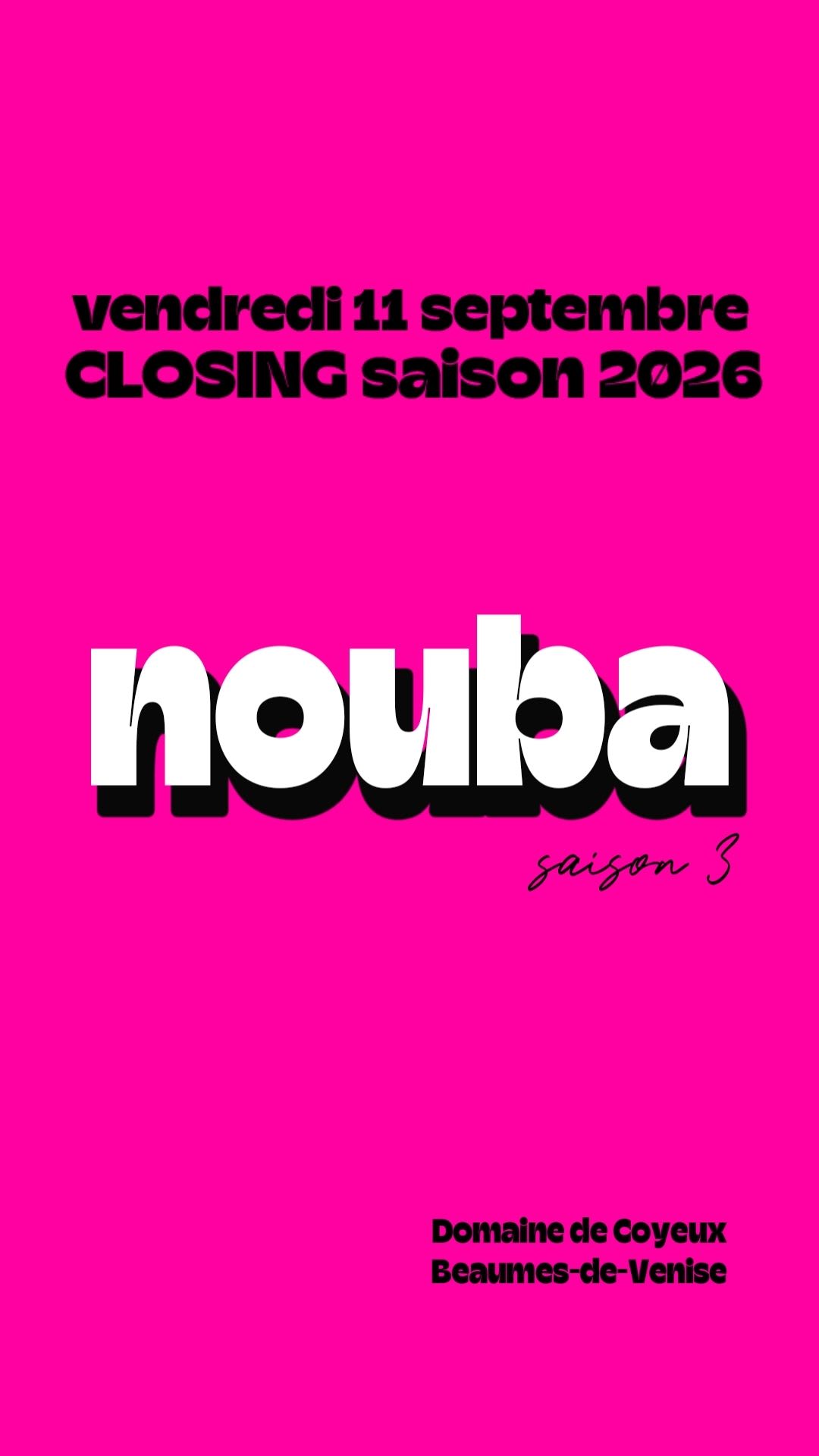 Closing Nouba : Soirée Du 11 Sept W/ Galab + Peck