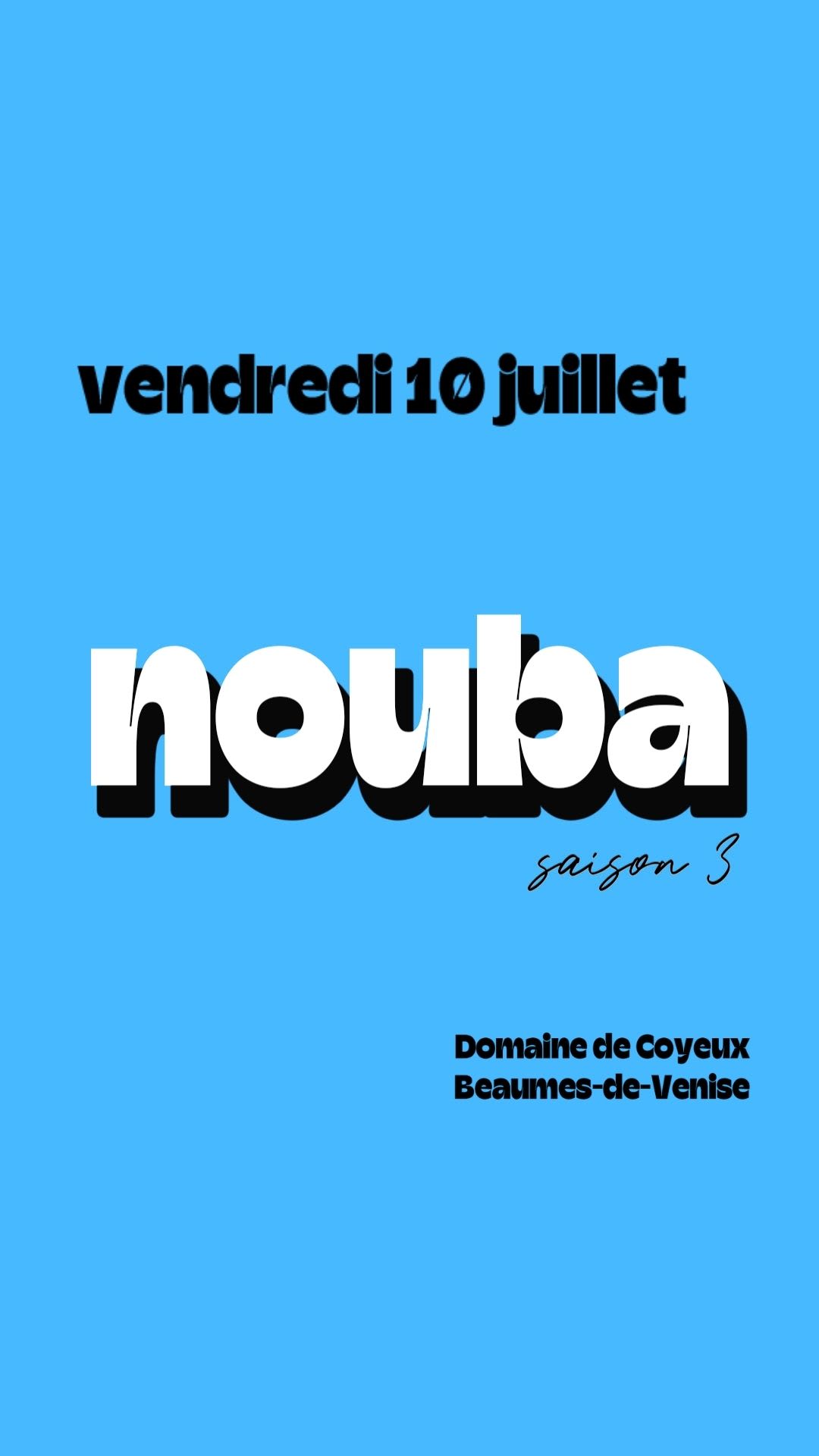 Nouba : Soirée Du 10 Juillet W/ Black Noché & Galab