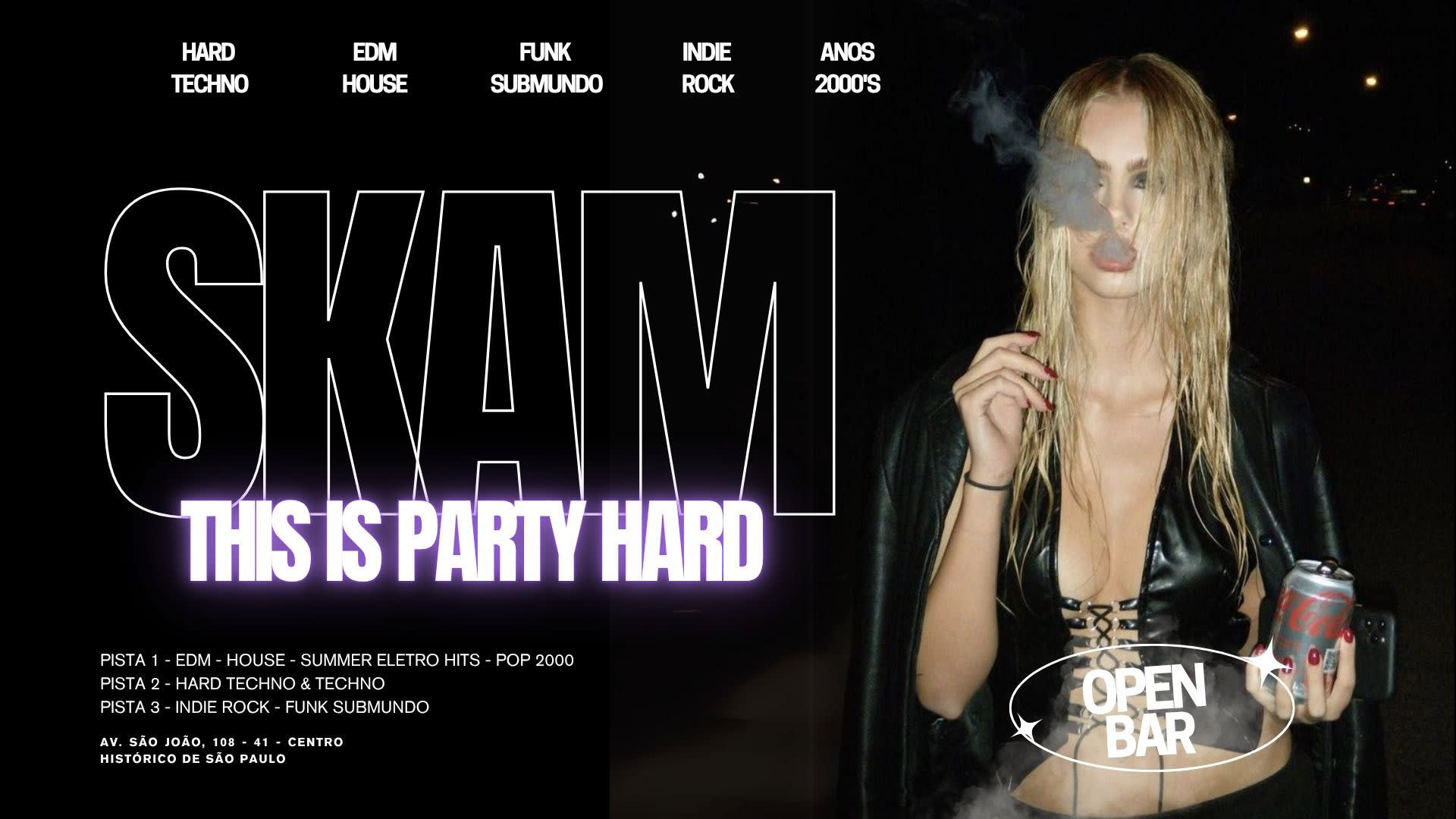 Skam Party Hard - Open Bar