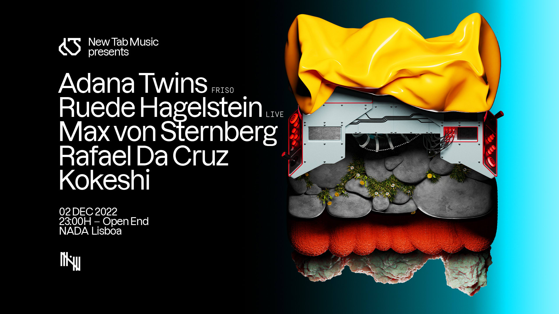 New Tab Music Pres. Adana Twins & Ruede Hagelstein