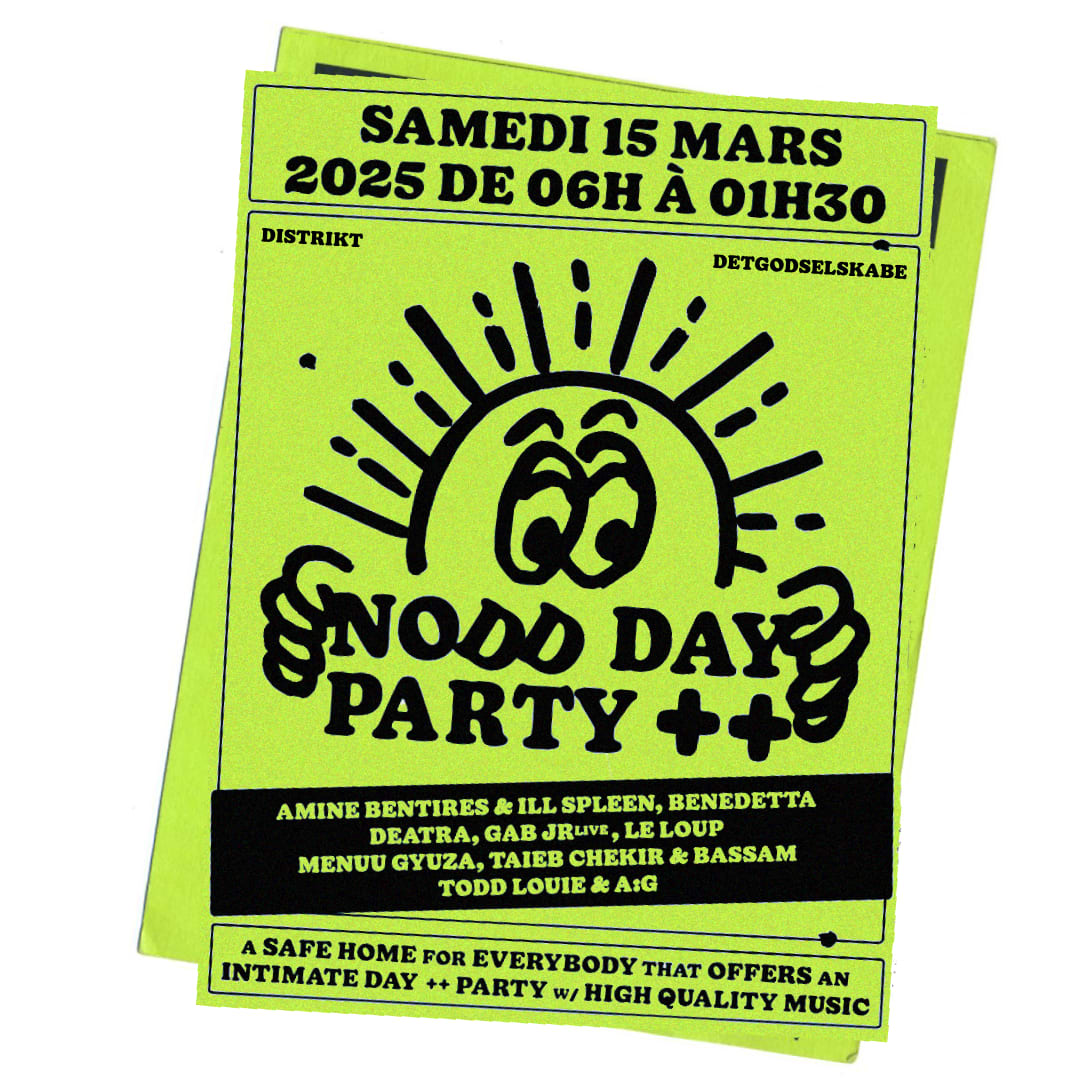 Distrikt X Detgodselskabe X Nodd Club: All Day Party