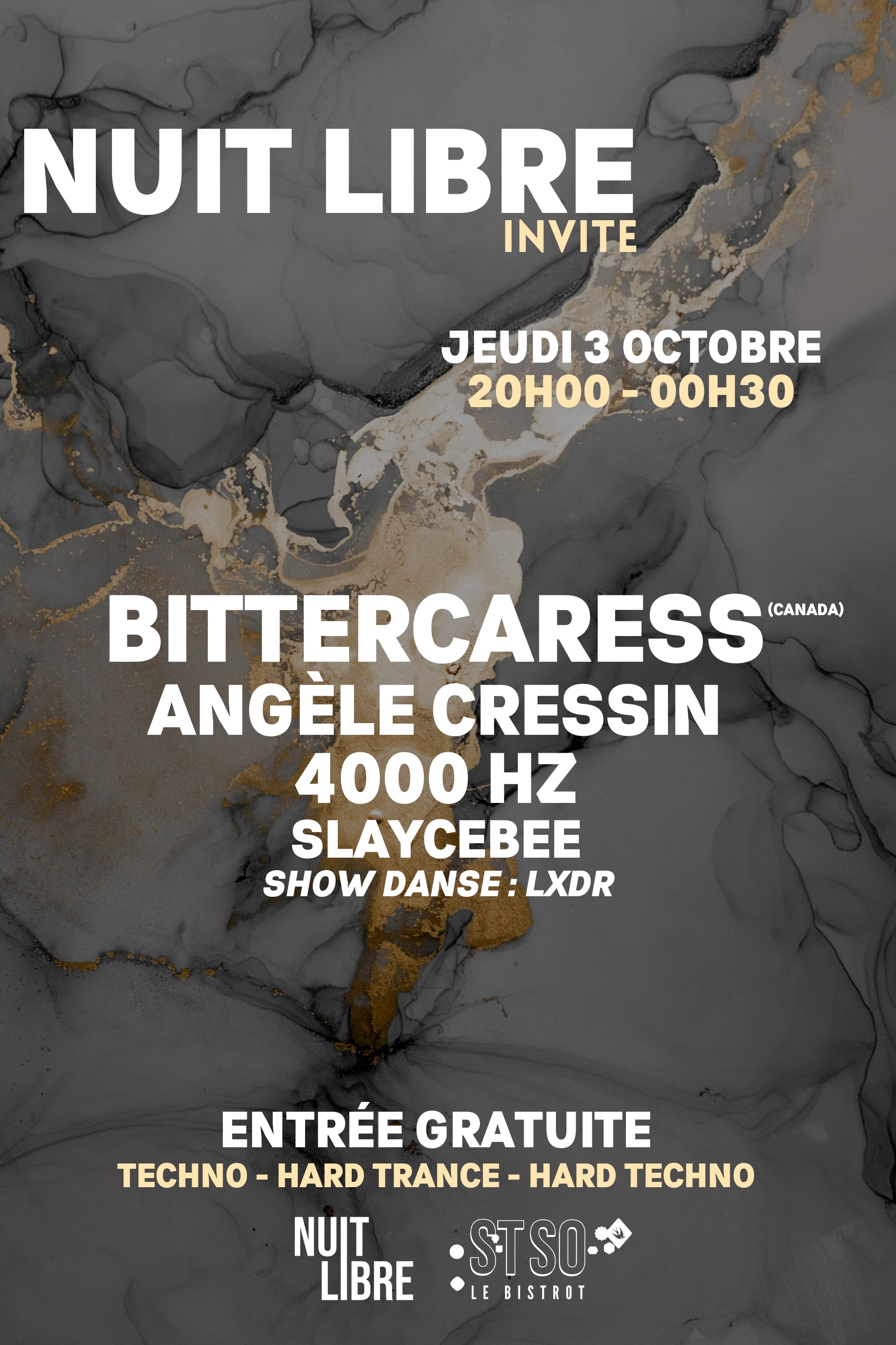 Nuit Libre Invite Bittercaress - Angèle Cressin - 4000 Hz