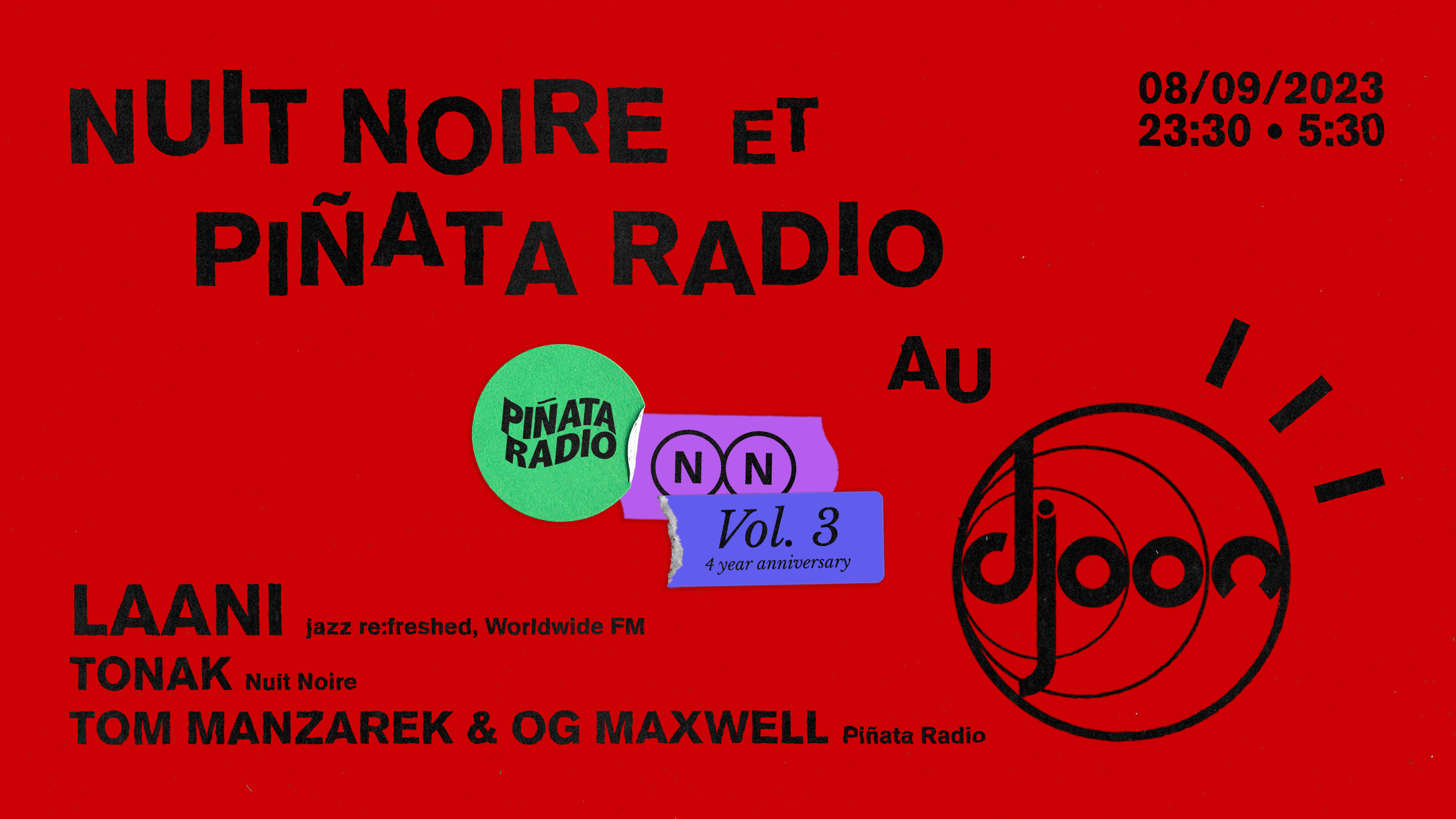 Nuit Noire Et Piñata Radio Invitent Laani @Djoon