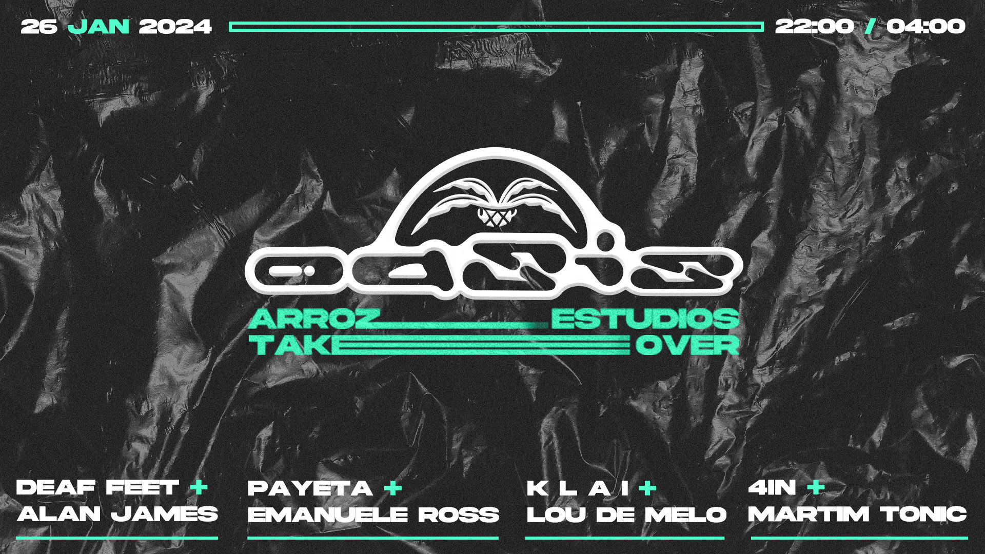 Oasis Records Arroz Estúdios Takeover