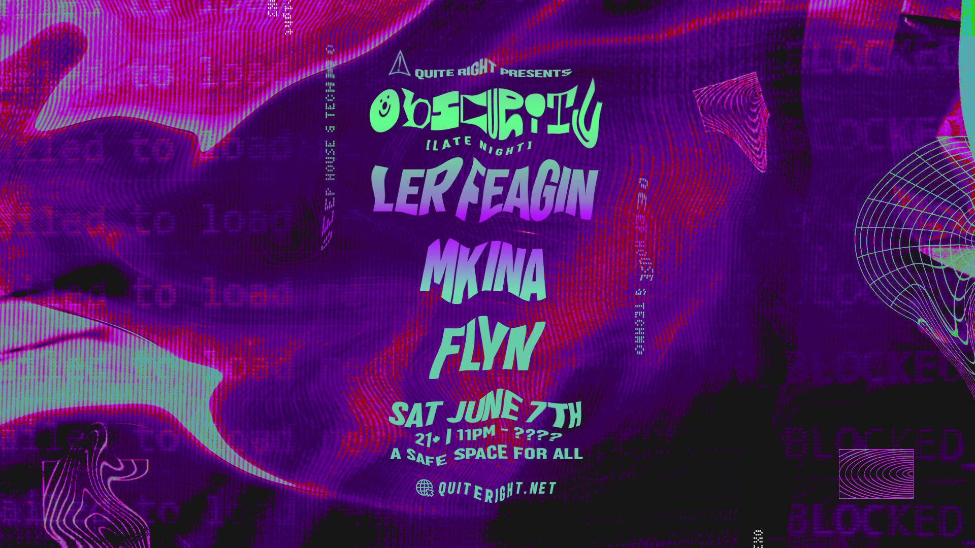 Obscurity17 W/ Ler Feagin, Mkina, Flyn