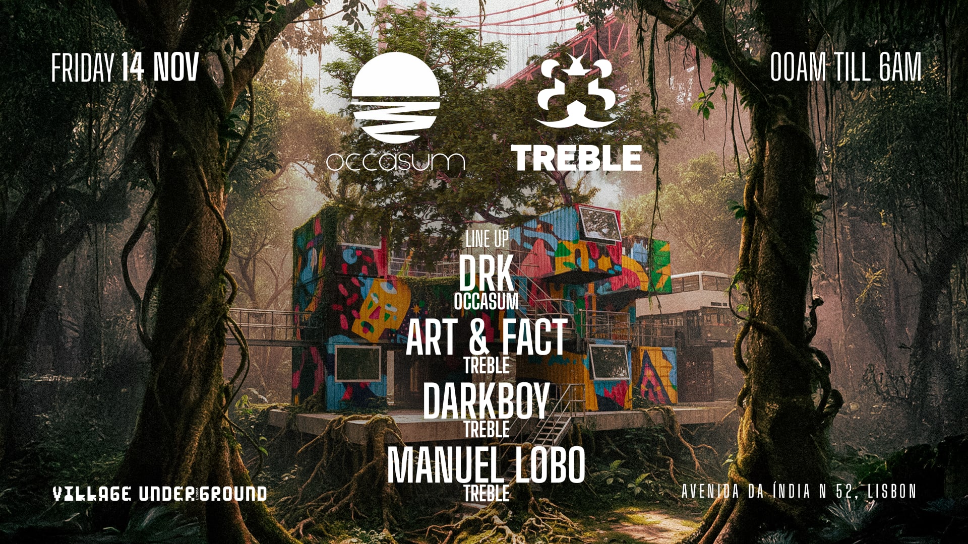 Treble X Occasum @ Village Underground Lisboa