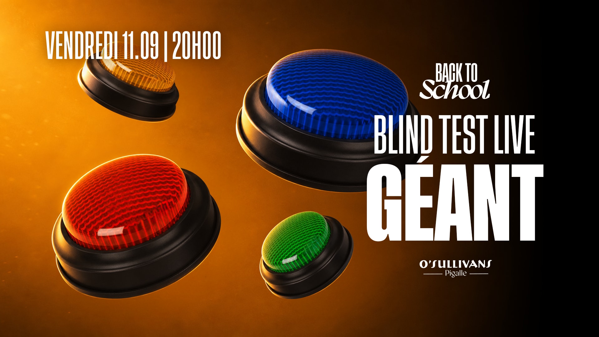 [Gratuit] Blind Test Live - Back To School 2026