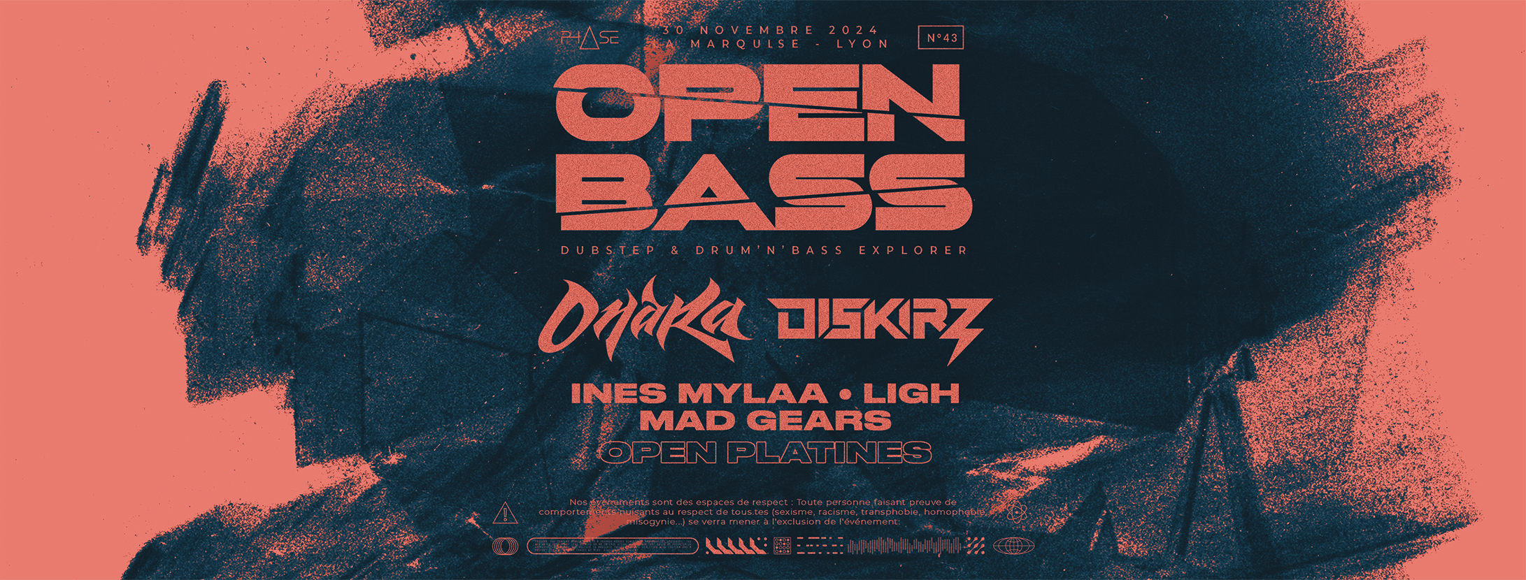 Open Bass #43 W/ Onara, Diskirz & More
