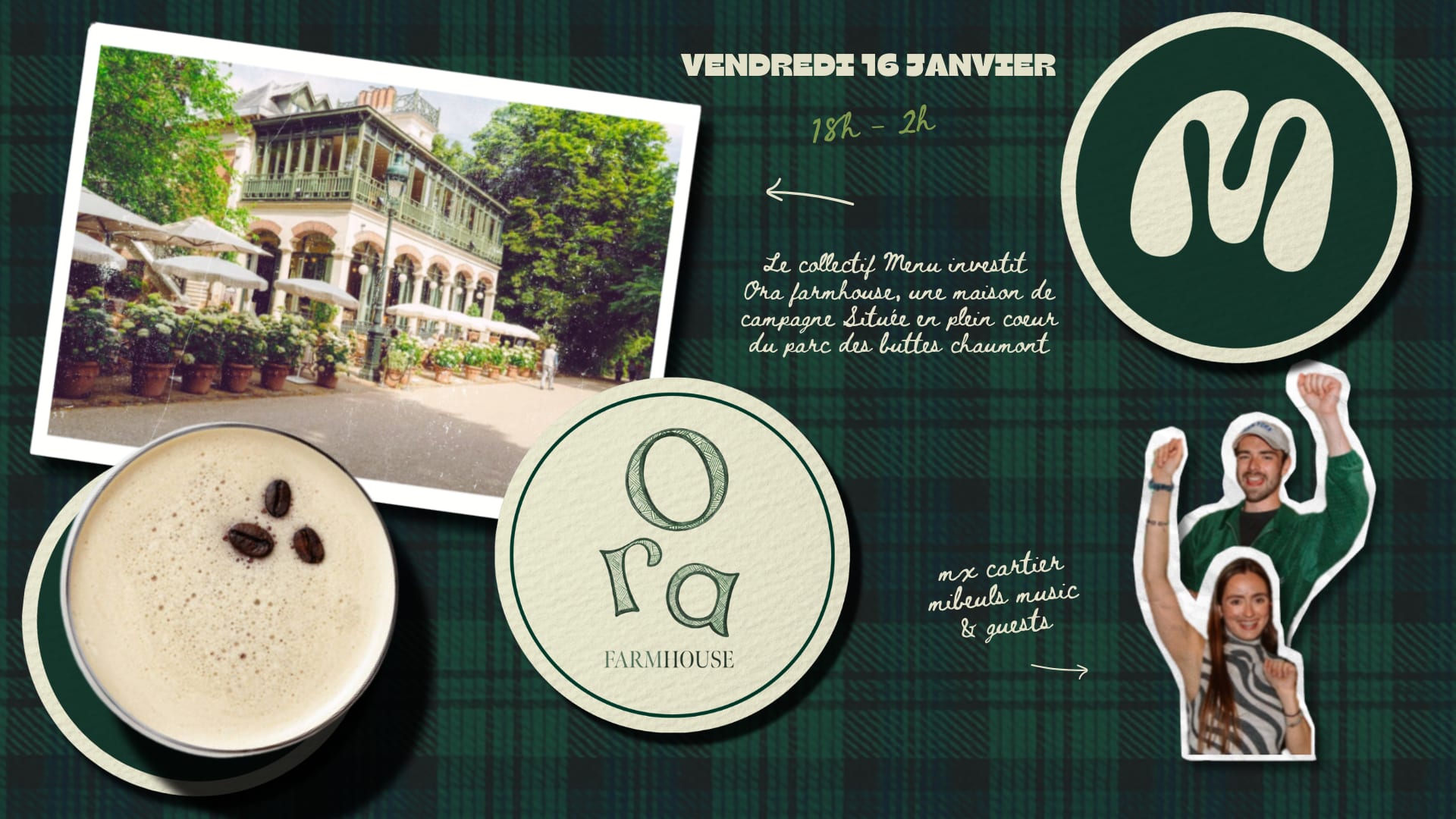 Menu X Ora Farmhouse