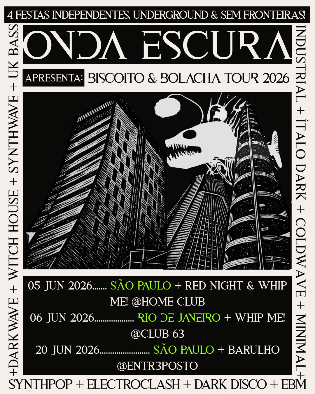 Onda Escura + Whipme! (Yami Spechie) | @Club63 | 06 Jun 2026