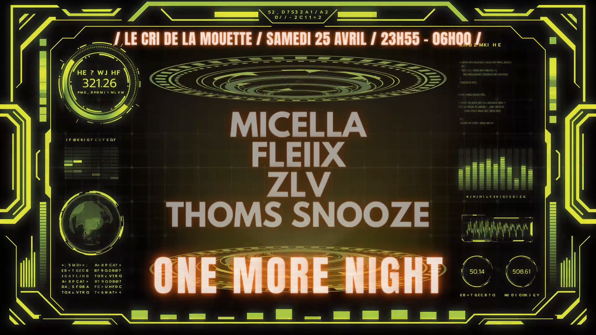 One More Night #4 _ Hard Edition - Muse Event Art & Music