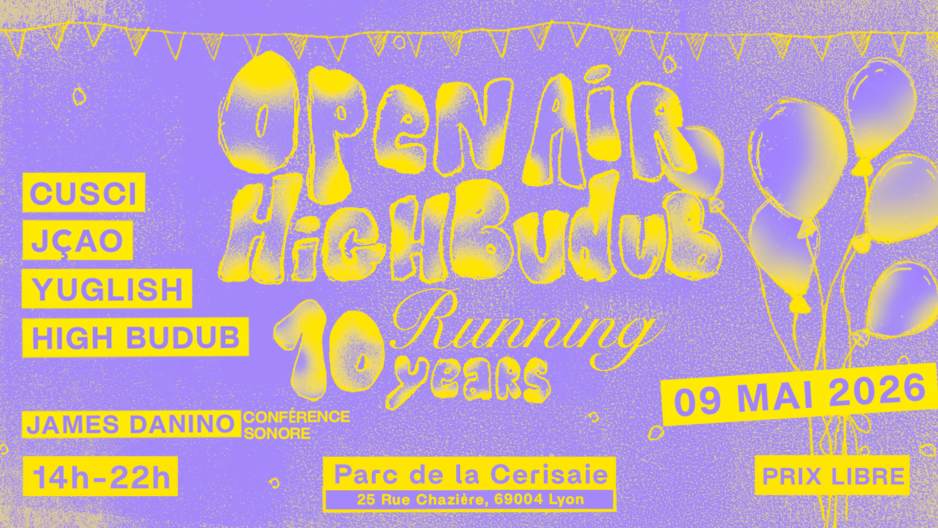 Open Air | 10 Years Running High Budub