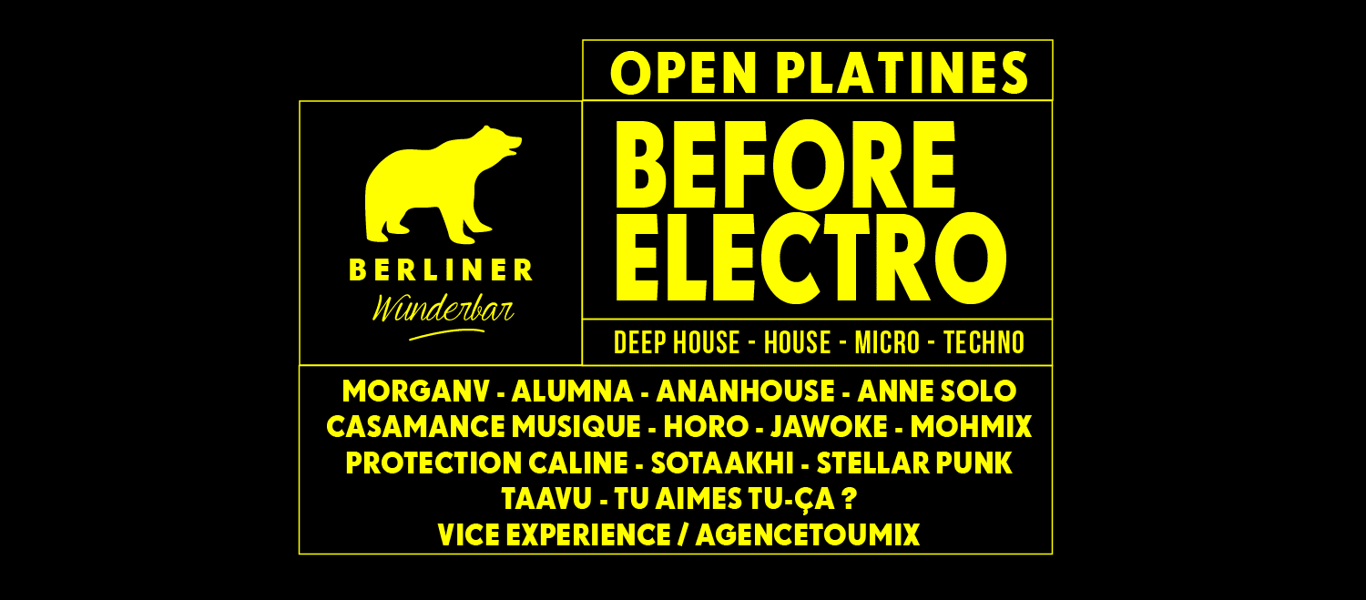 Before Electro #Open Platines = Morganv