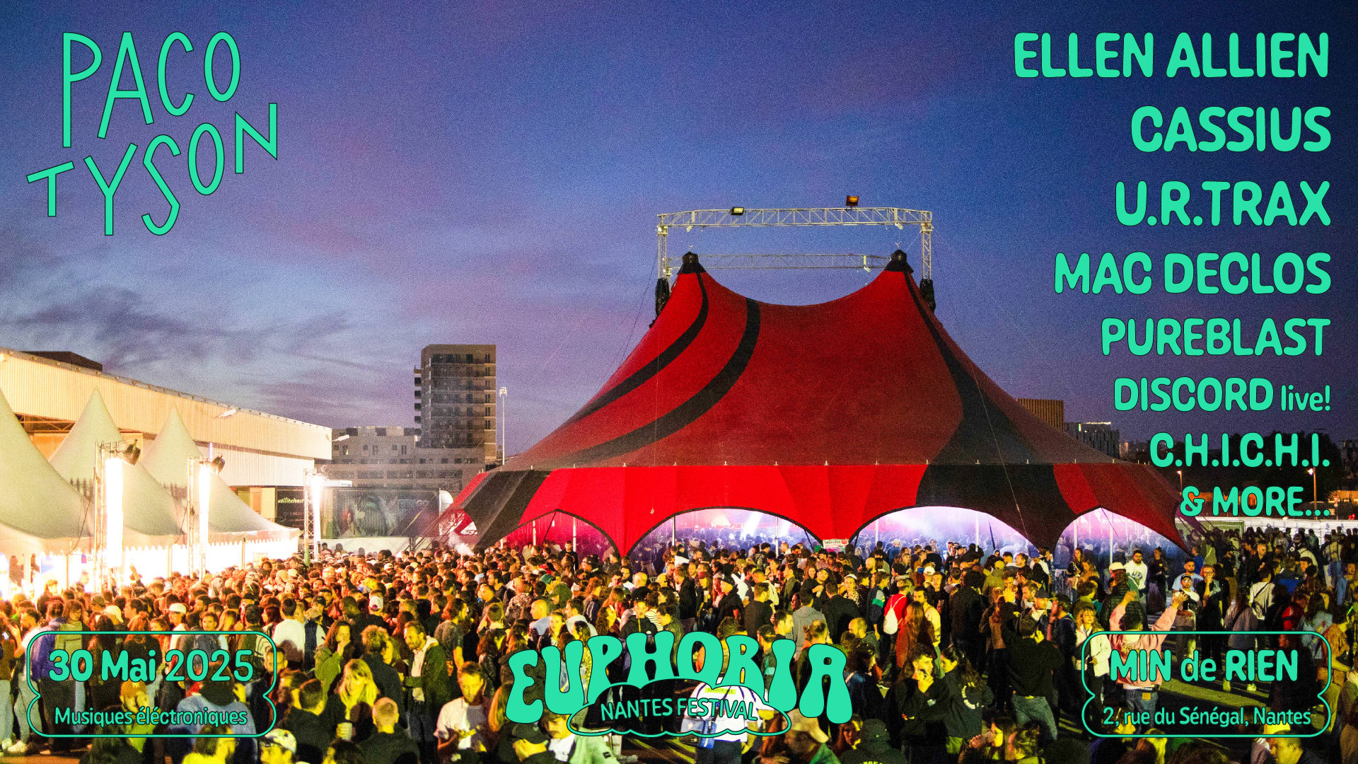 Euphoria : Ellen Allien, Cassius, U.R.Trax, Mac Declos