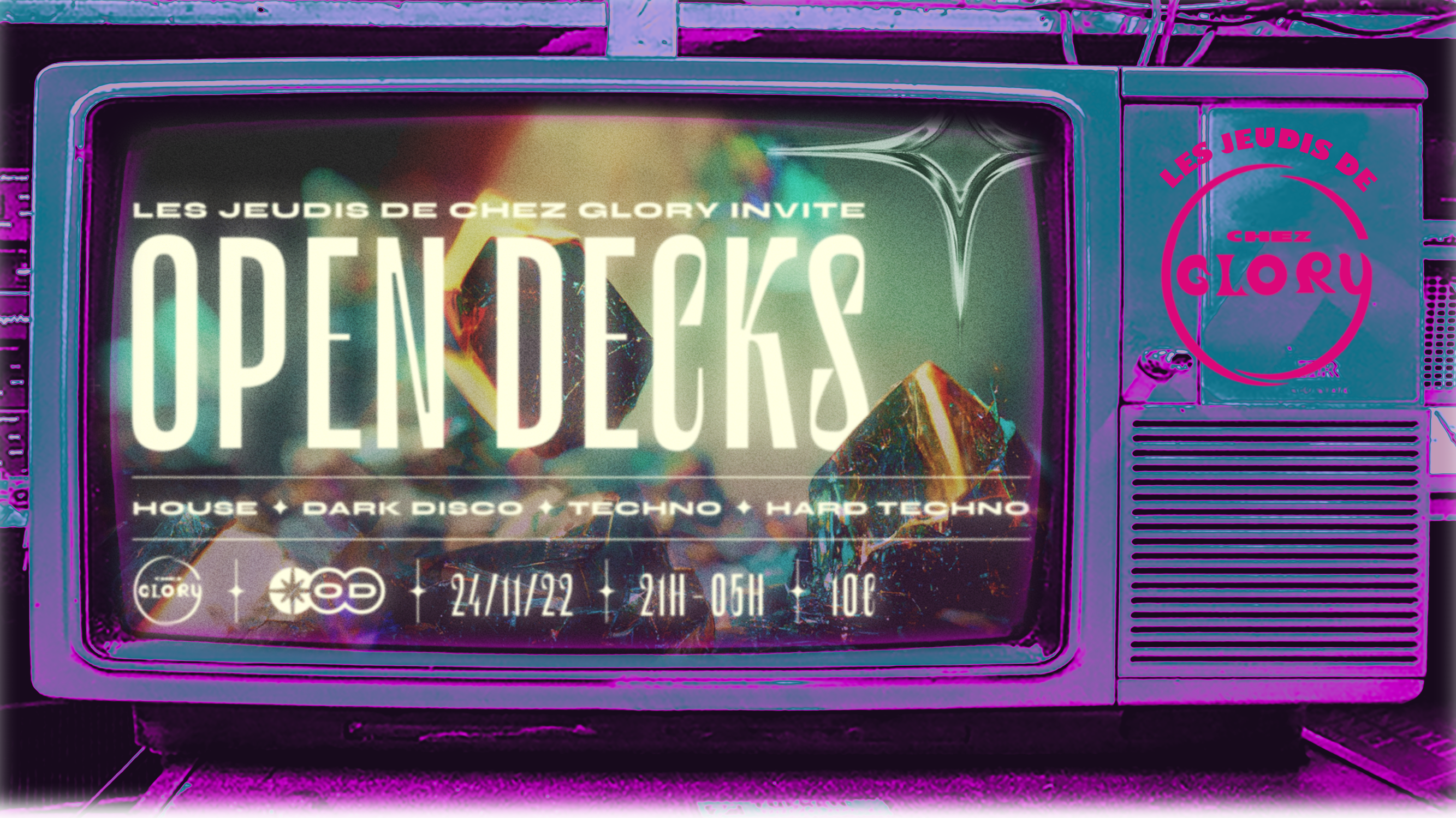 Les Jeudis De Chez Glory Invite Open Decks