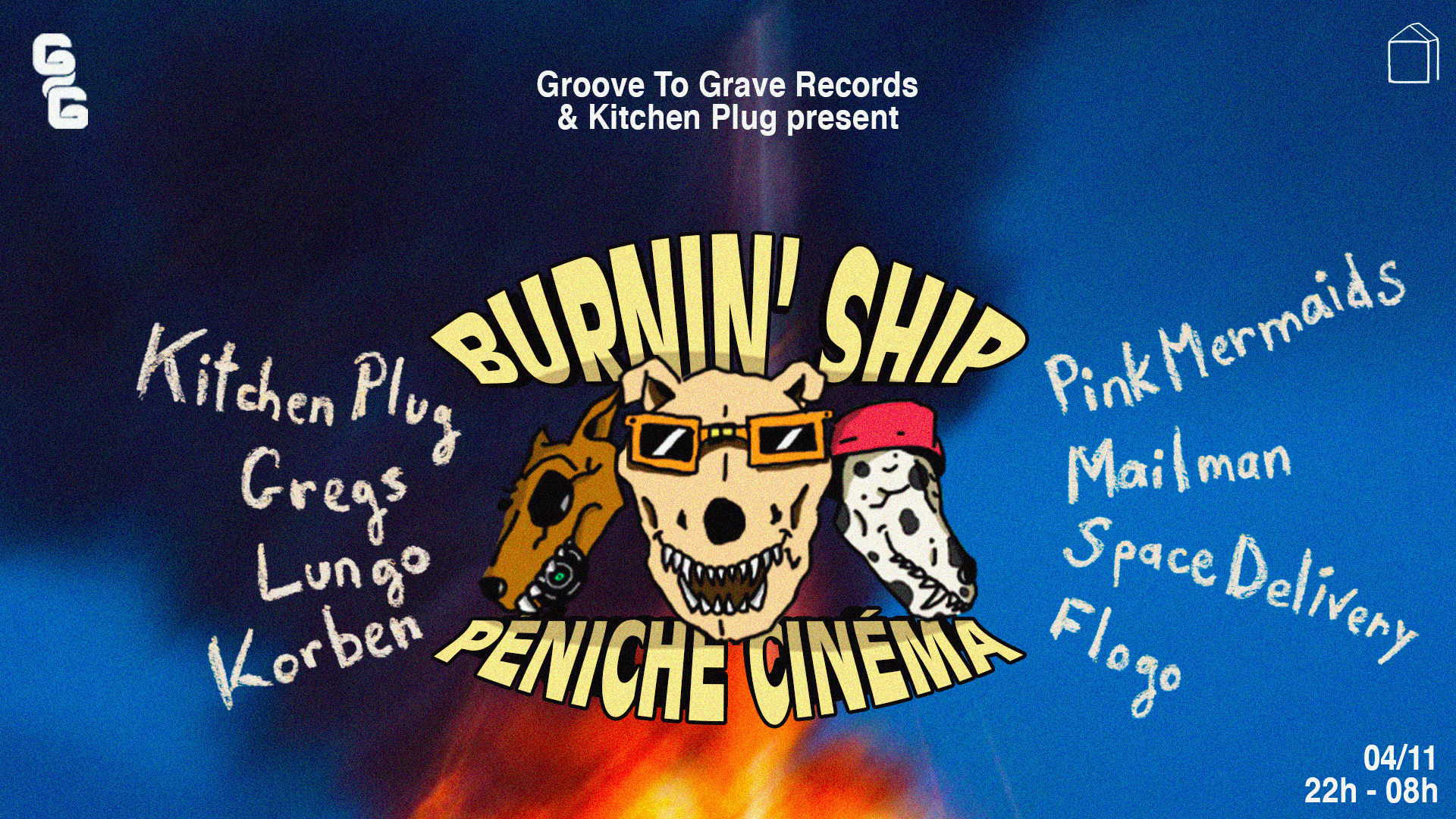 Groove To Grave & Kitchen Plug : Burnin' Ship